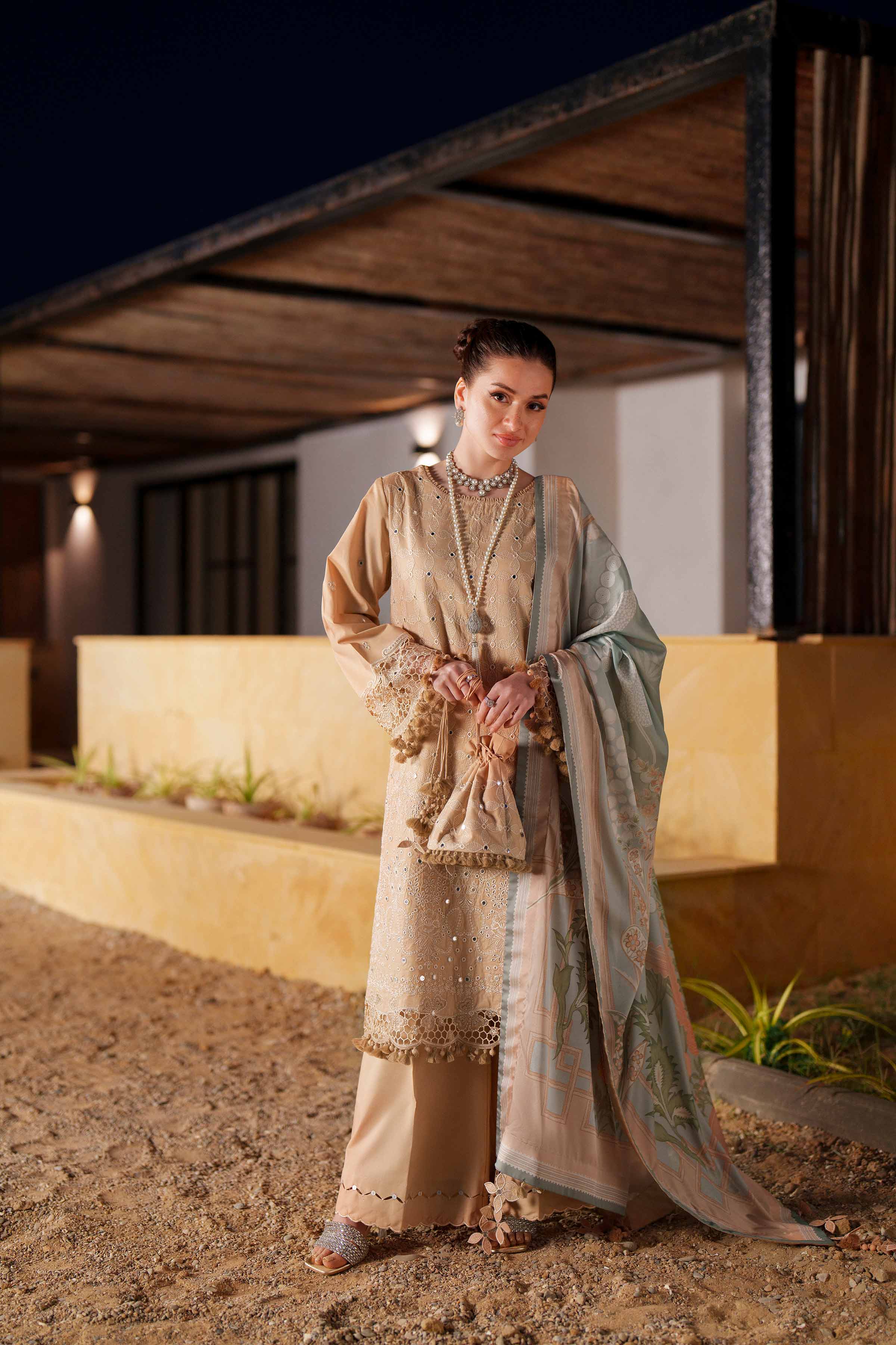 3 Piece - Embroidered Suit - 42601351 for Women - Unstitched Collection | Nishat | Shop Online