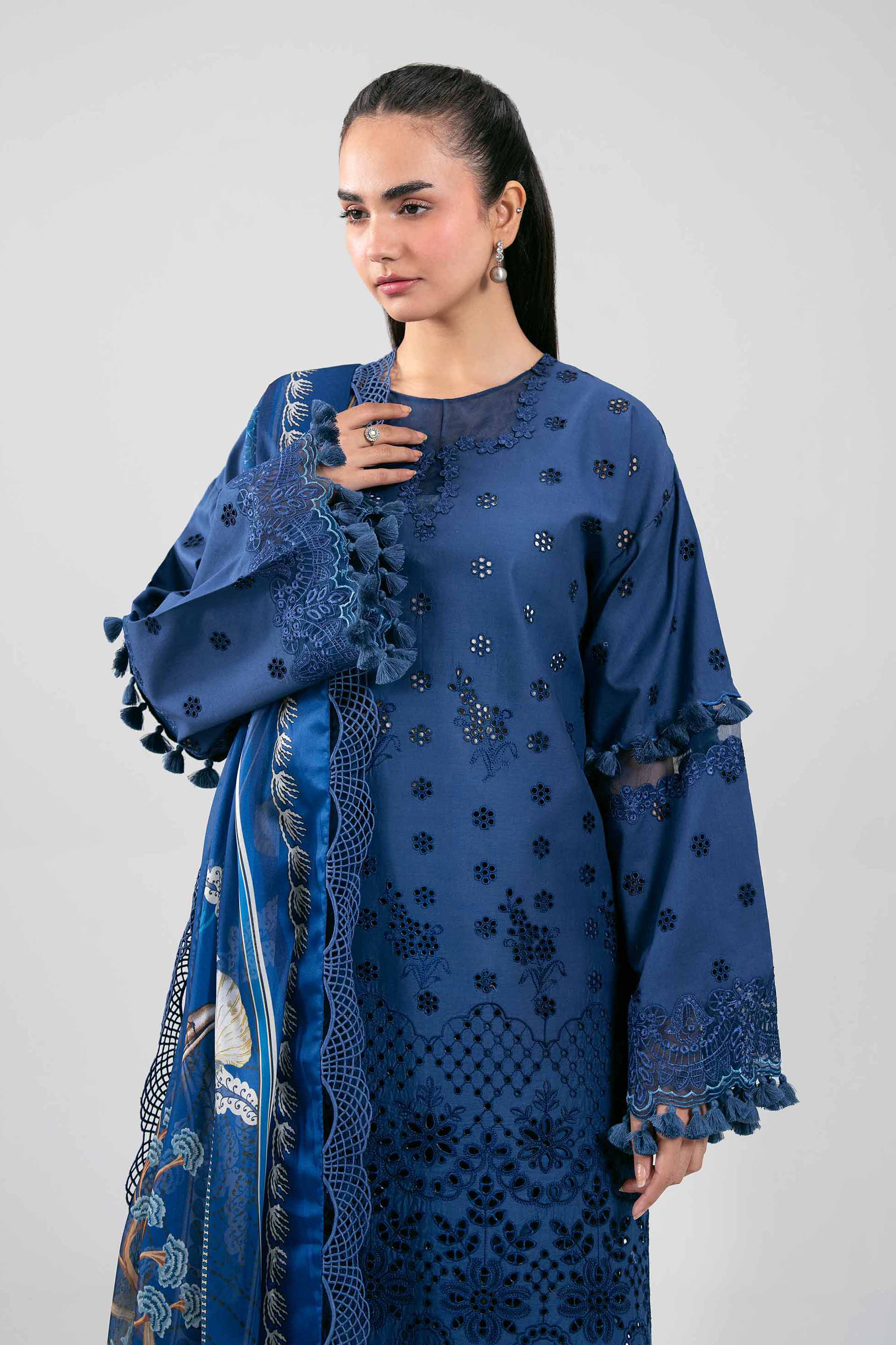 3 Piece - Embroidered Suit - 42601353 for Women - Unstitched Collection | Nishat | Shop Online