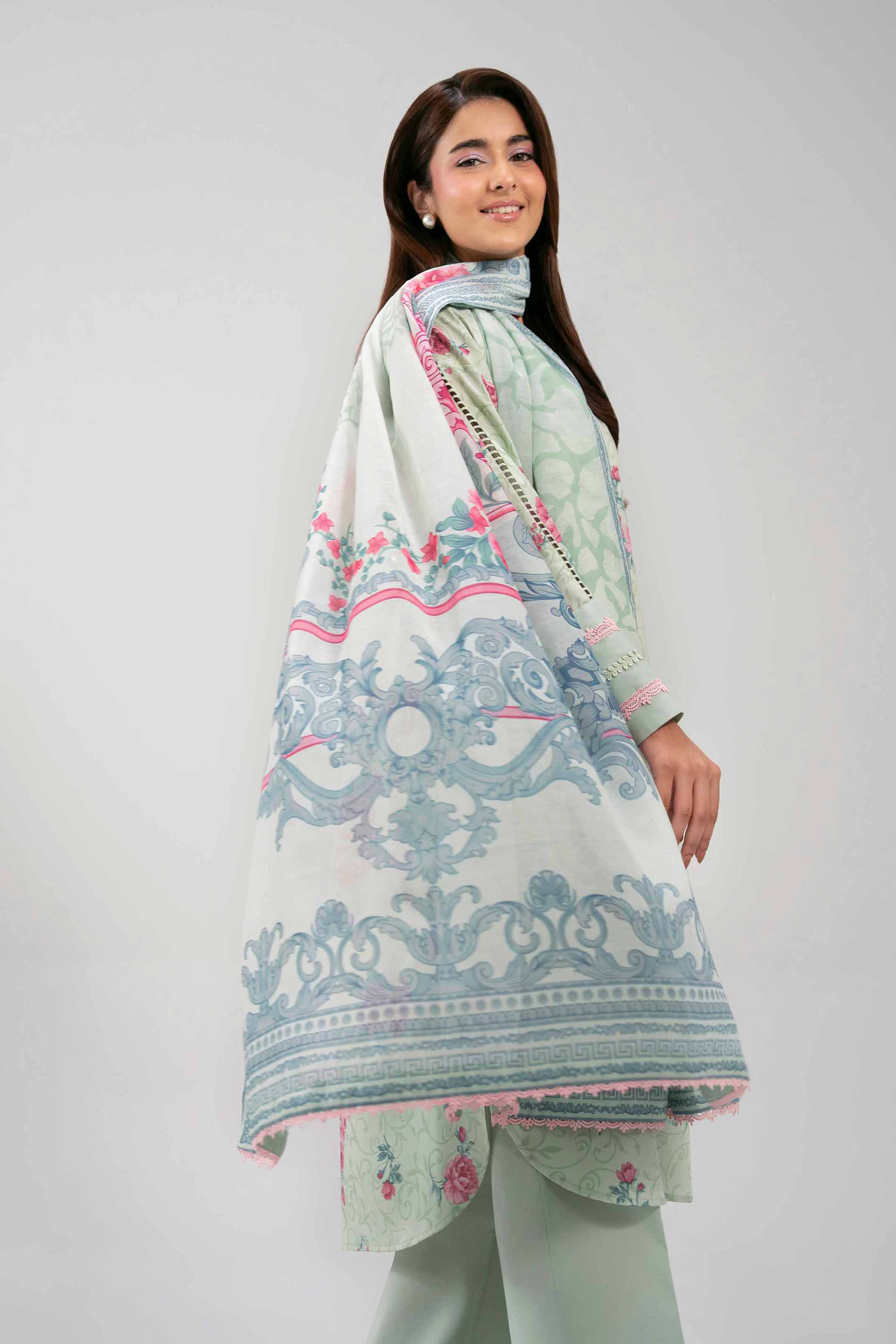 3 Piece - Digital Printed Suit - 42601364 for Women - Unstitched Collection | Nishat | Shop Online