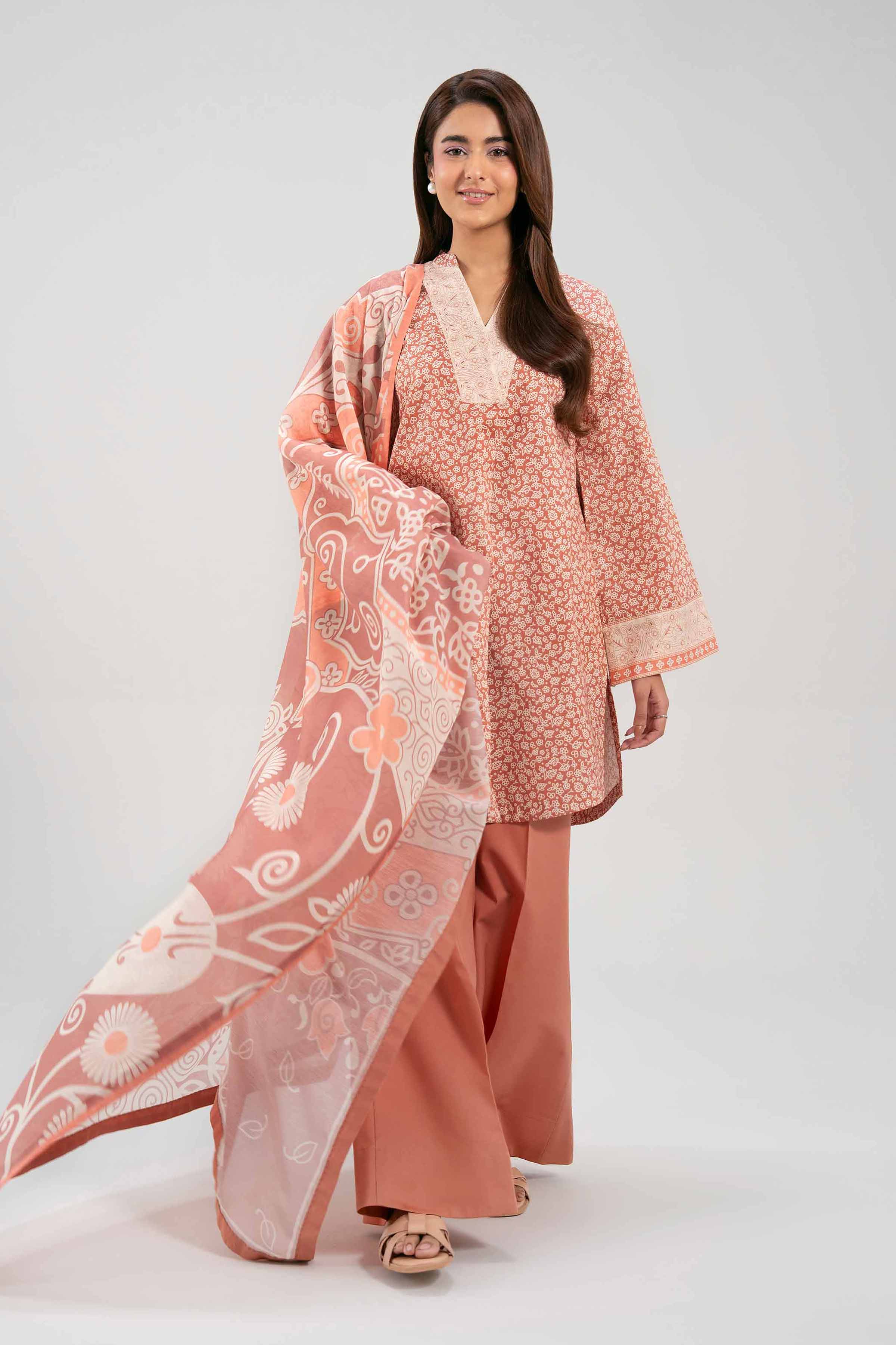 3 Piece - Printed Suit - 42601371 for Women - Unstitched Collection | Nishat | Shop Online