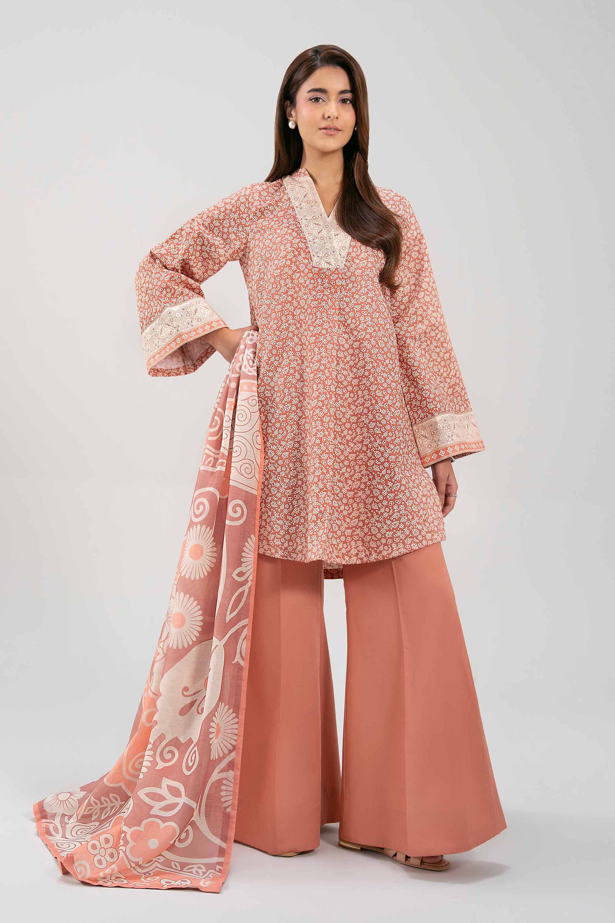 3 Piece - Printed Suit - 42601371 for Women - Unstitched Collection | Nishat | Shop Online