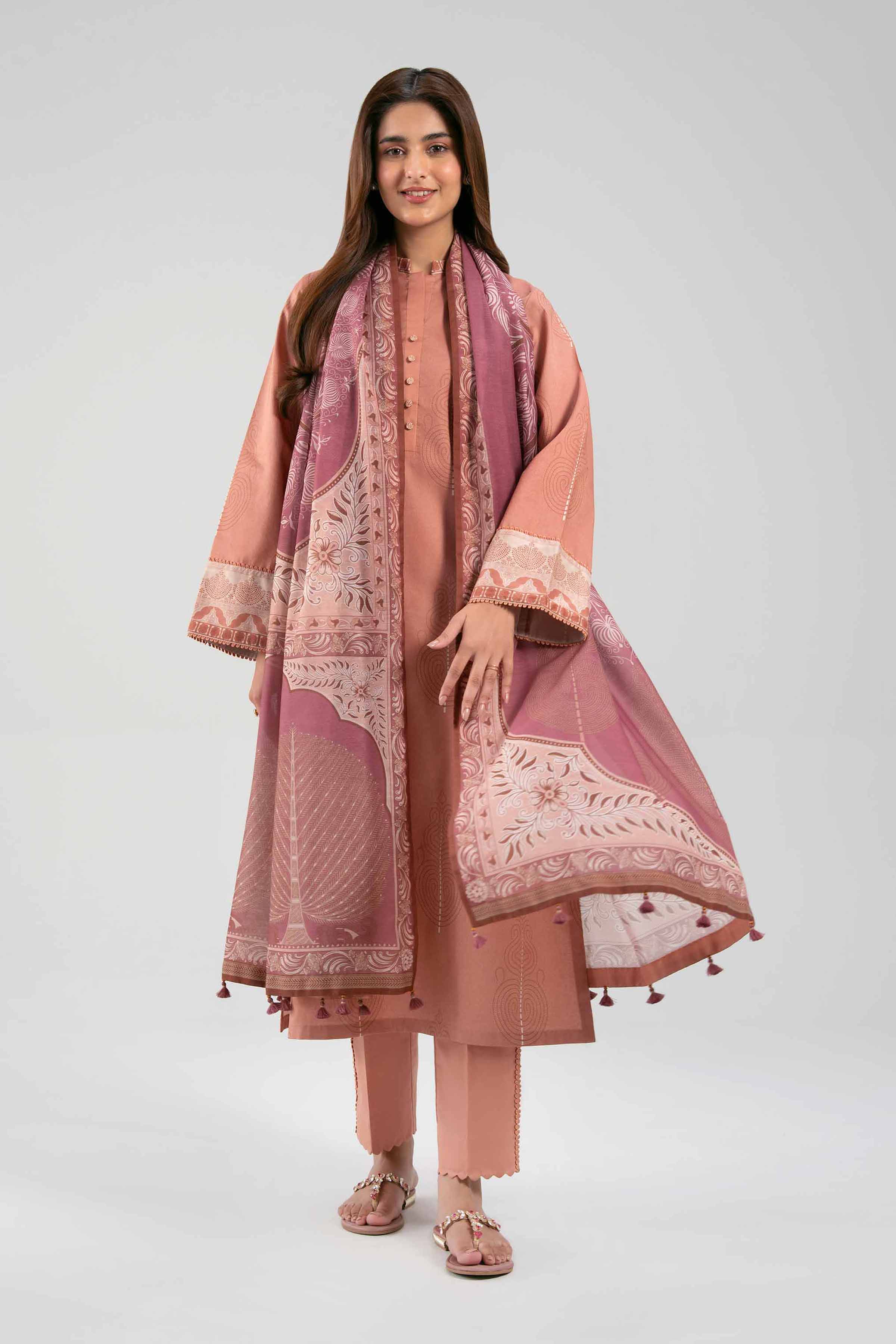 3 Piece - Digital Printed Suit - 42601375 for Women - Unstitched Collection | Nishat | Shop Online