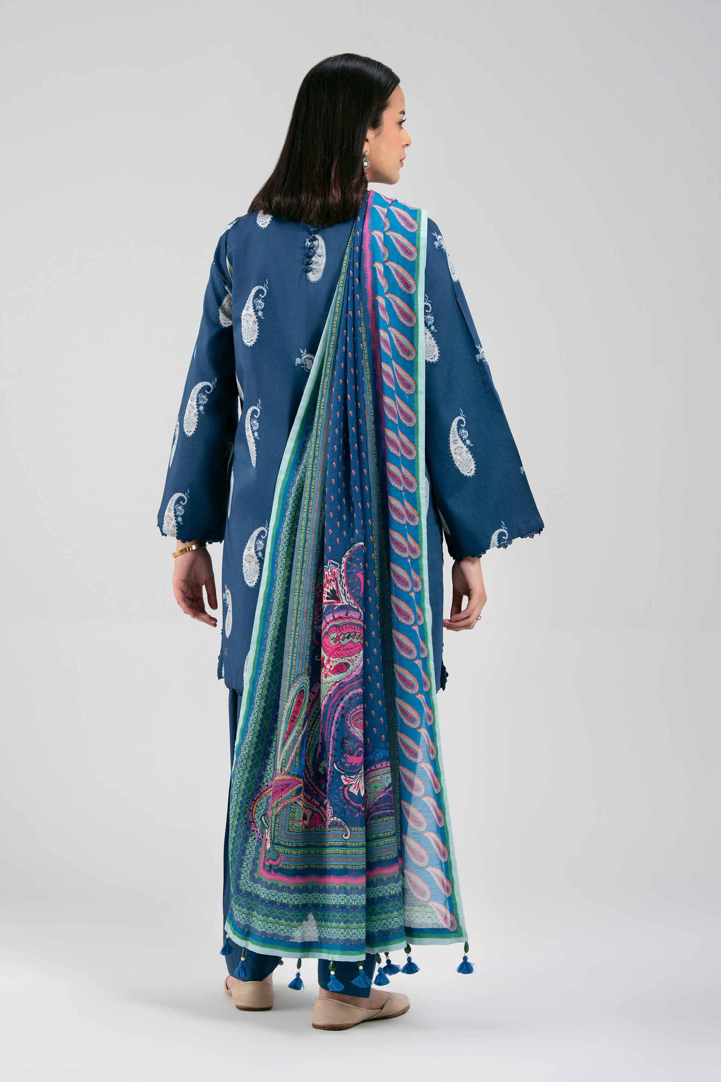 3 Piece - Digital Printed Suit - 42601377 for Women - Unstitched Collection | Nishat | Shop Online