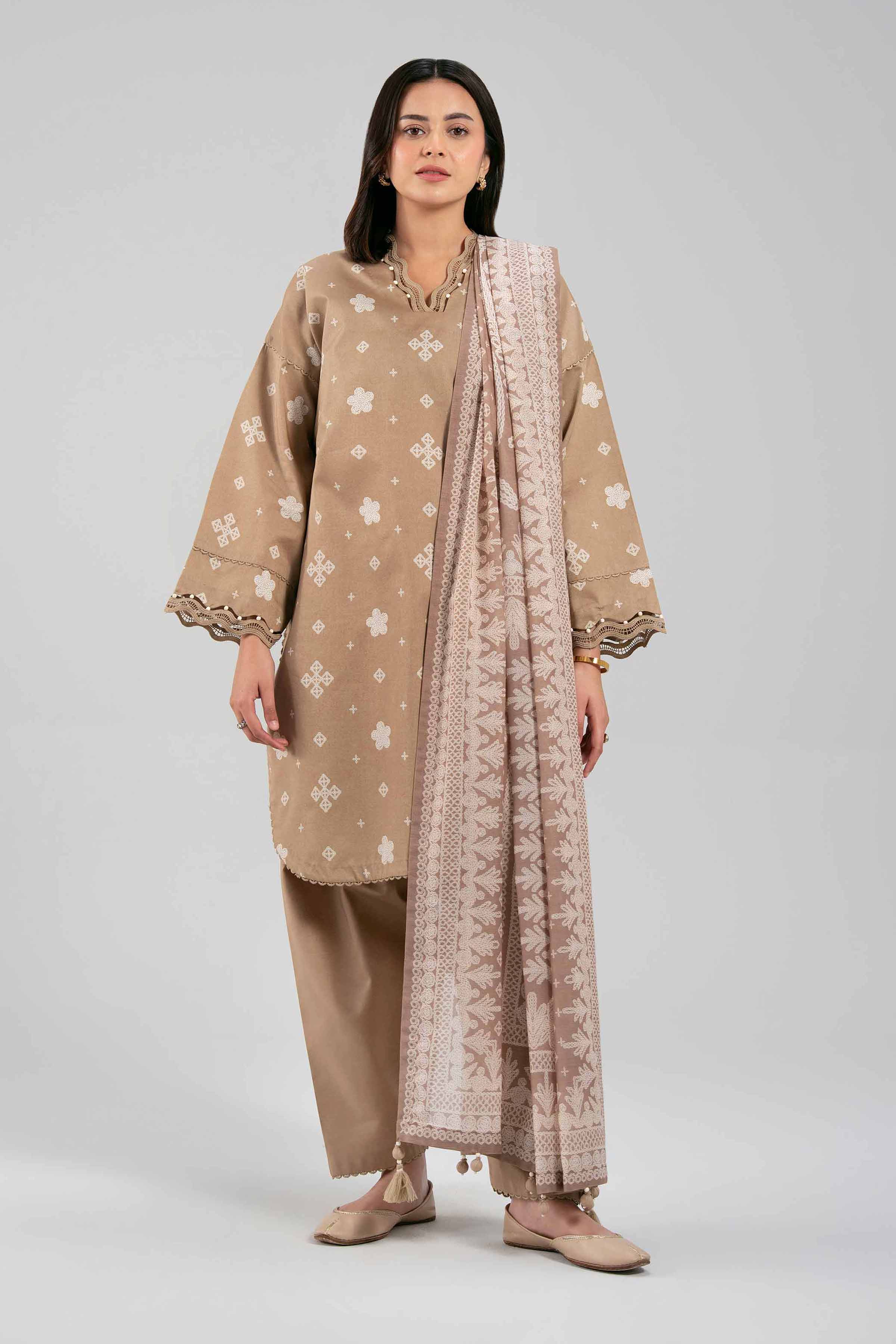 3 Piece - Digital Printed Suit - 42601378