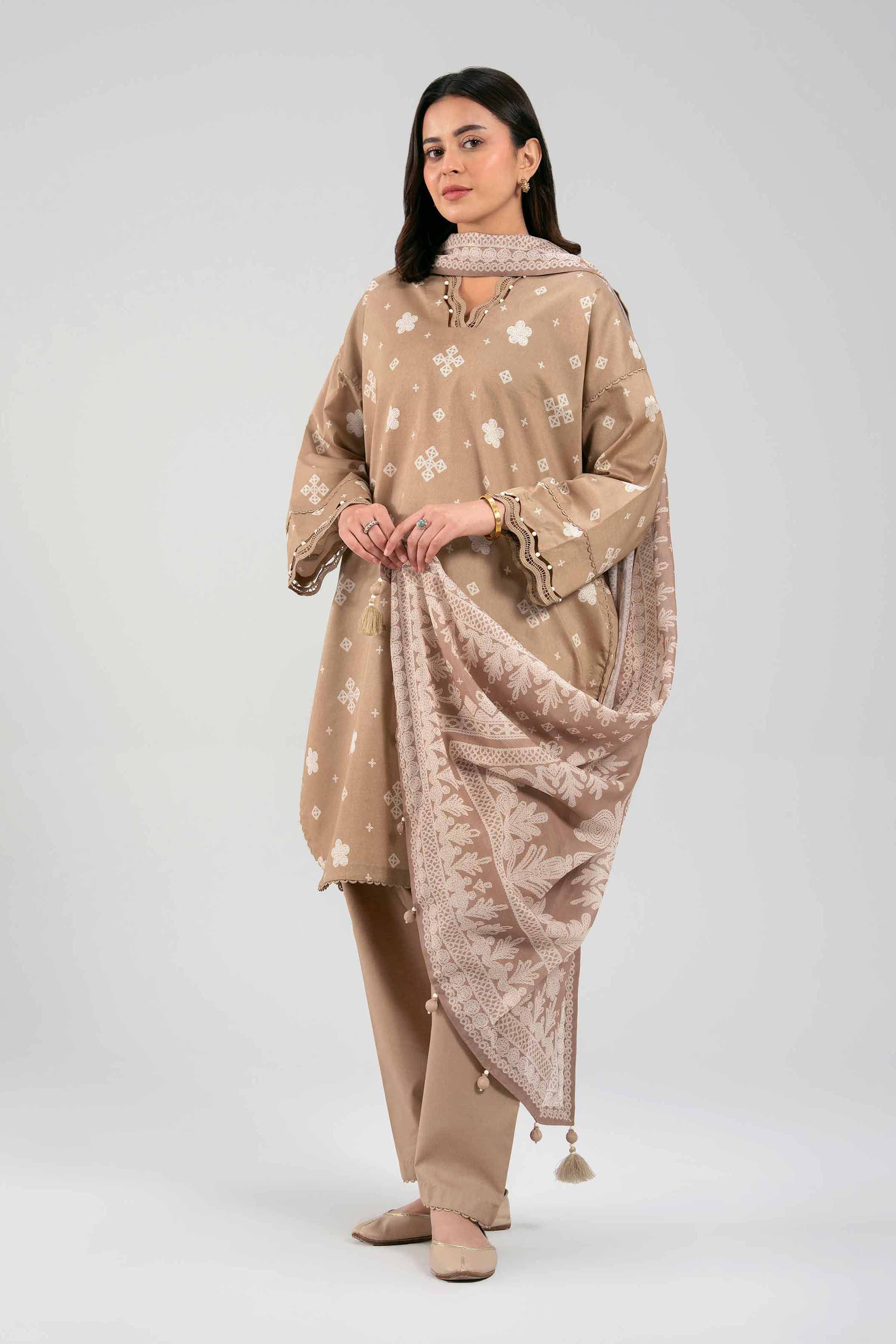 3 Piece - Digital Printed Suit - 42601378