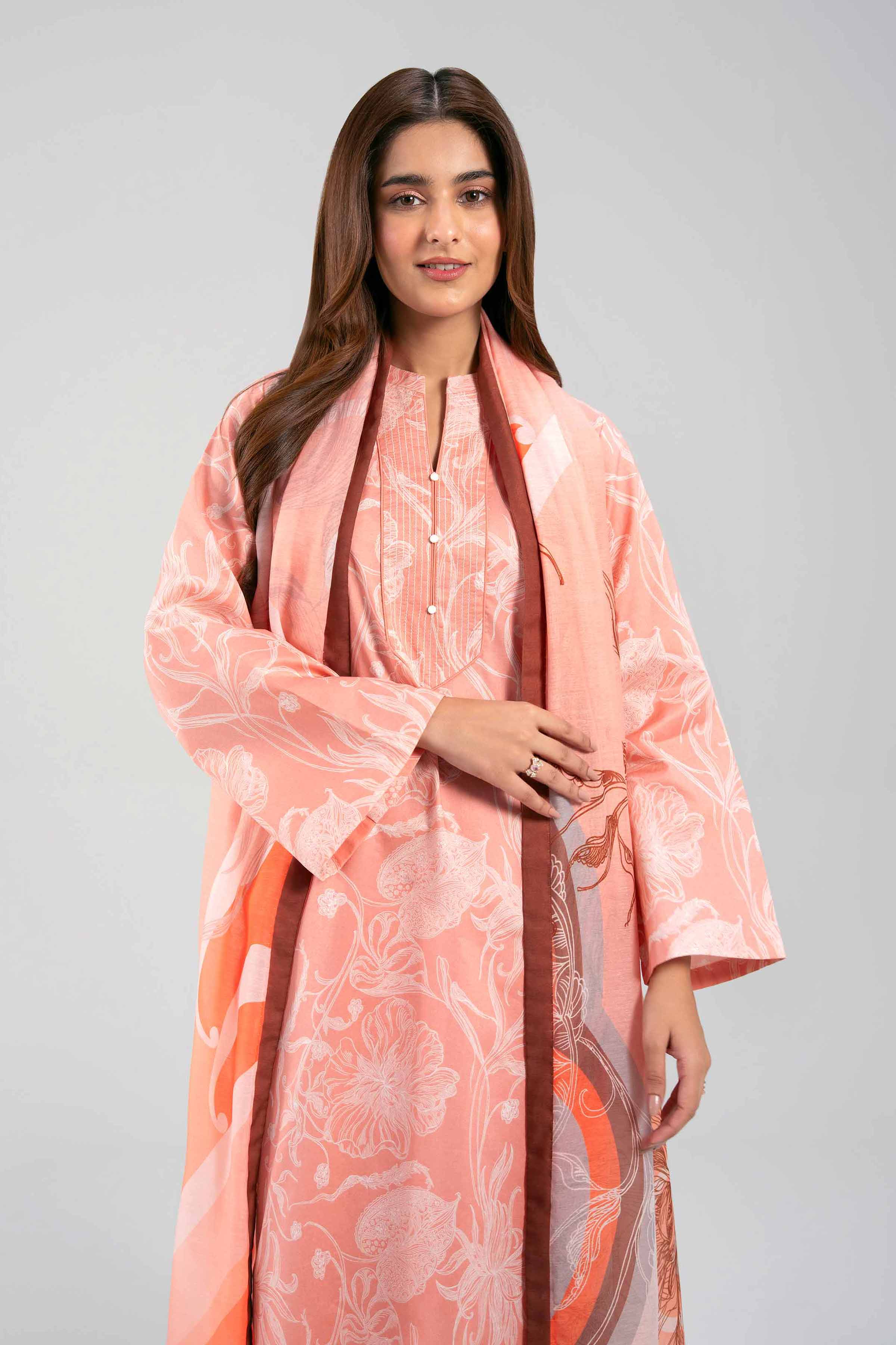 3 Piece - Digital Printed Suit - 42601381 for Women - Unstitched Collection | Nishat | Shop Online