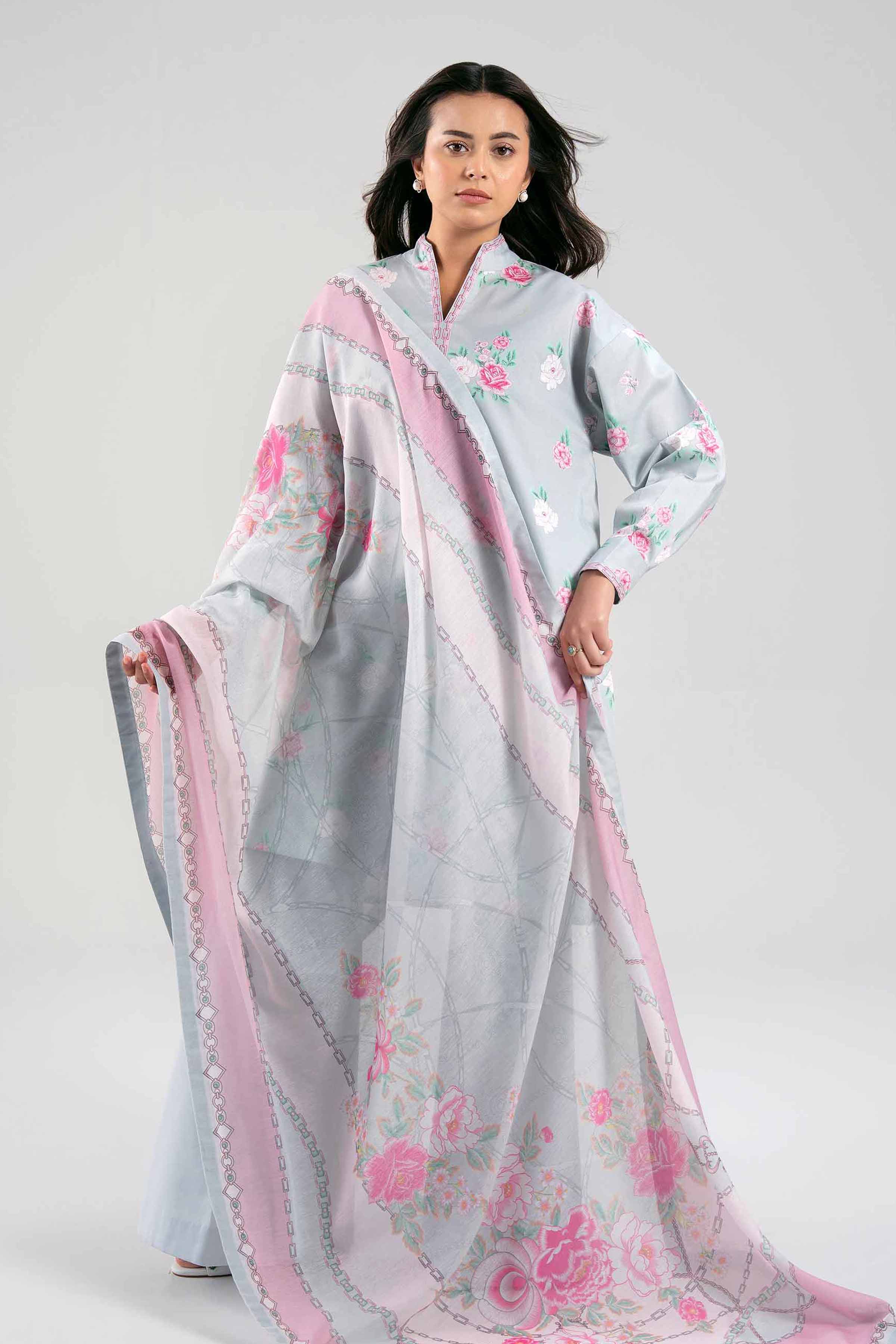 3 Piece - Digital Printed Suit - 42601382 for Women - Unstitched Collection | Nishat | Shop Online