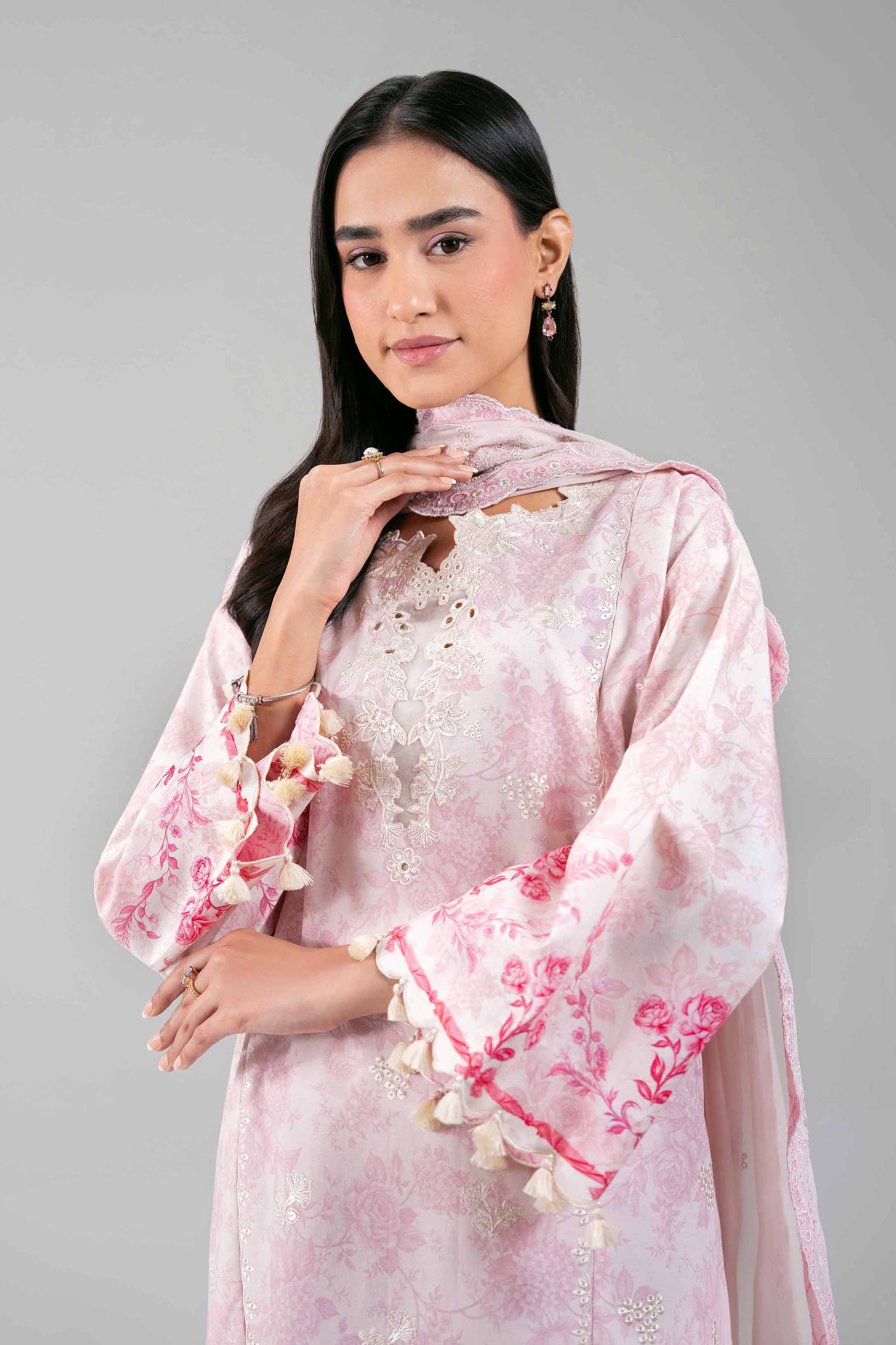 3 Piece - Embroidered Suit - 42601384 for Women - Unstitched Collection | Nishat | Shop Online