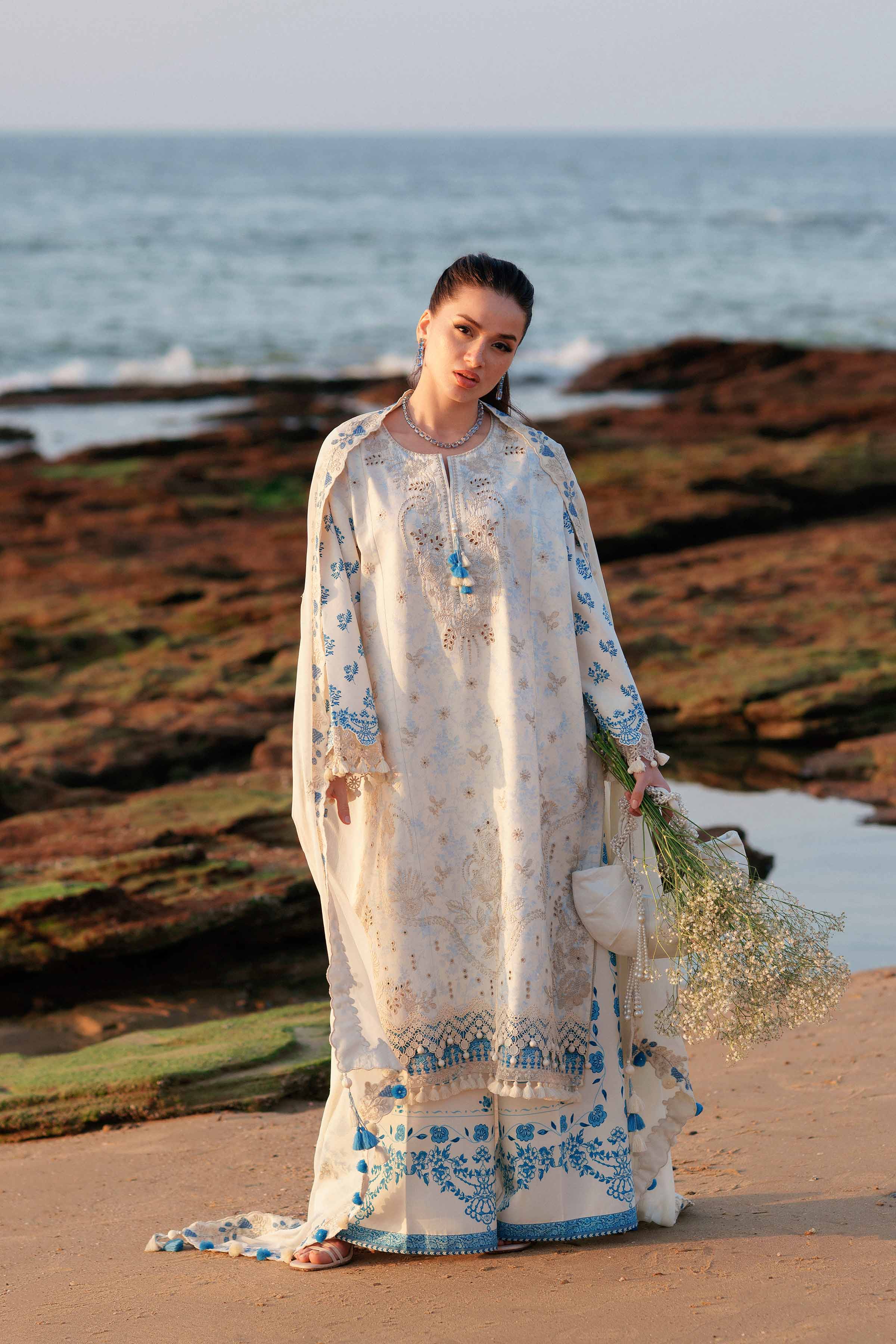 3 Piece - Embroidered Suit - 42601385 for Women - Unstitched Collection | Nishat | Shop Online