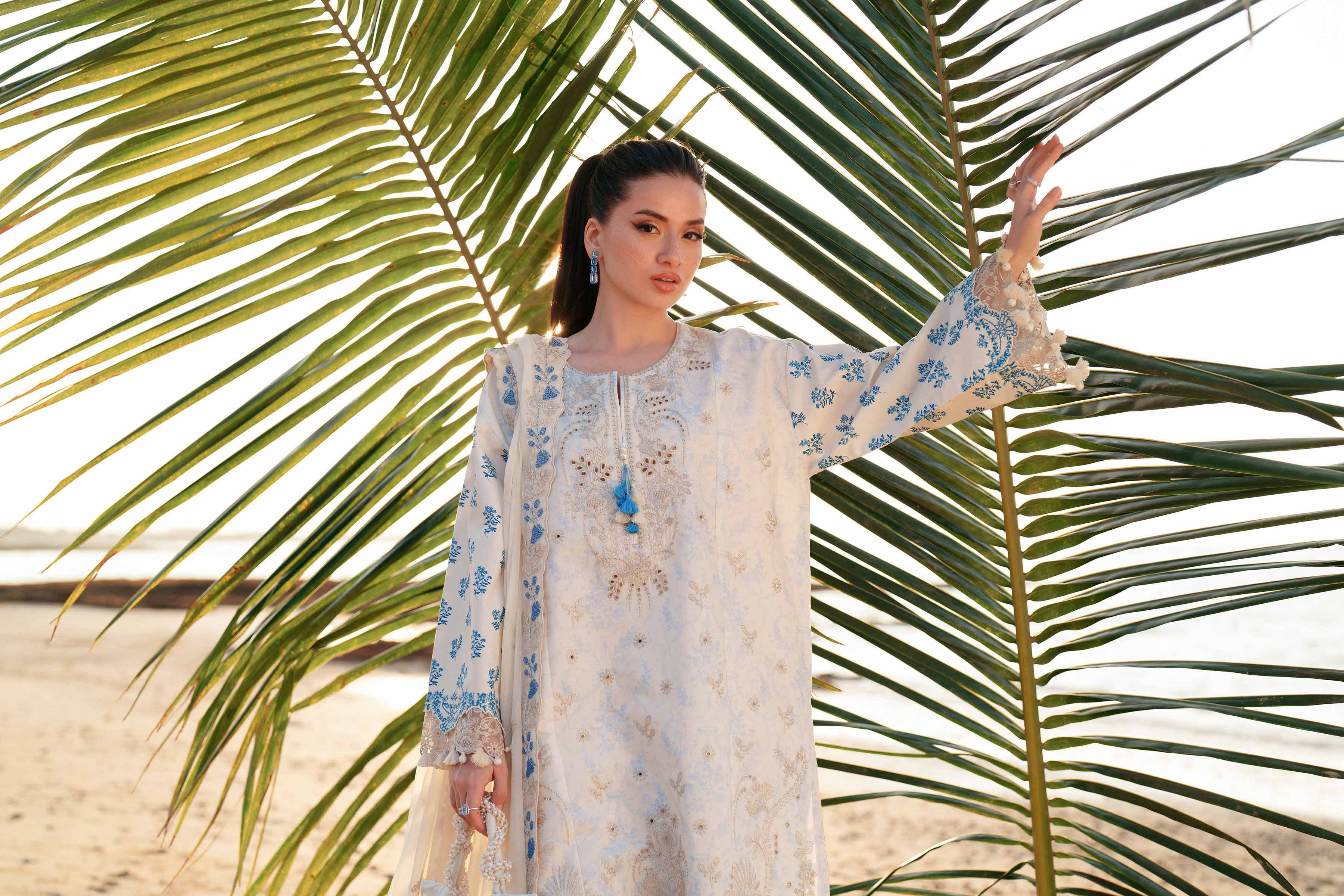 3 Piece - Embroidered Suit - 42601385 for Women - Unstitched Collection | Nishat | Shop Online