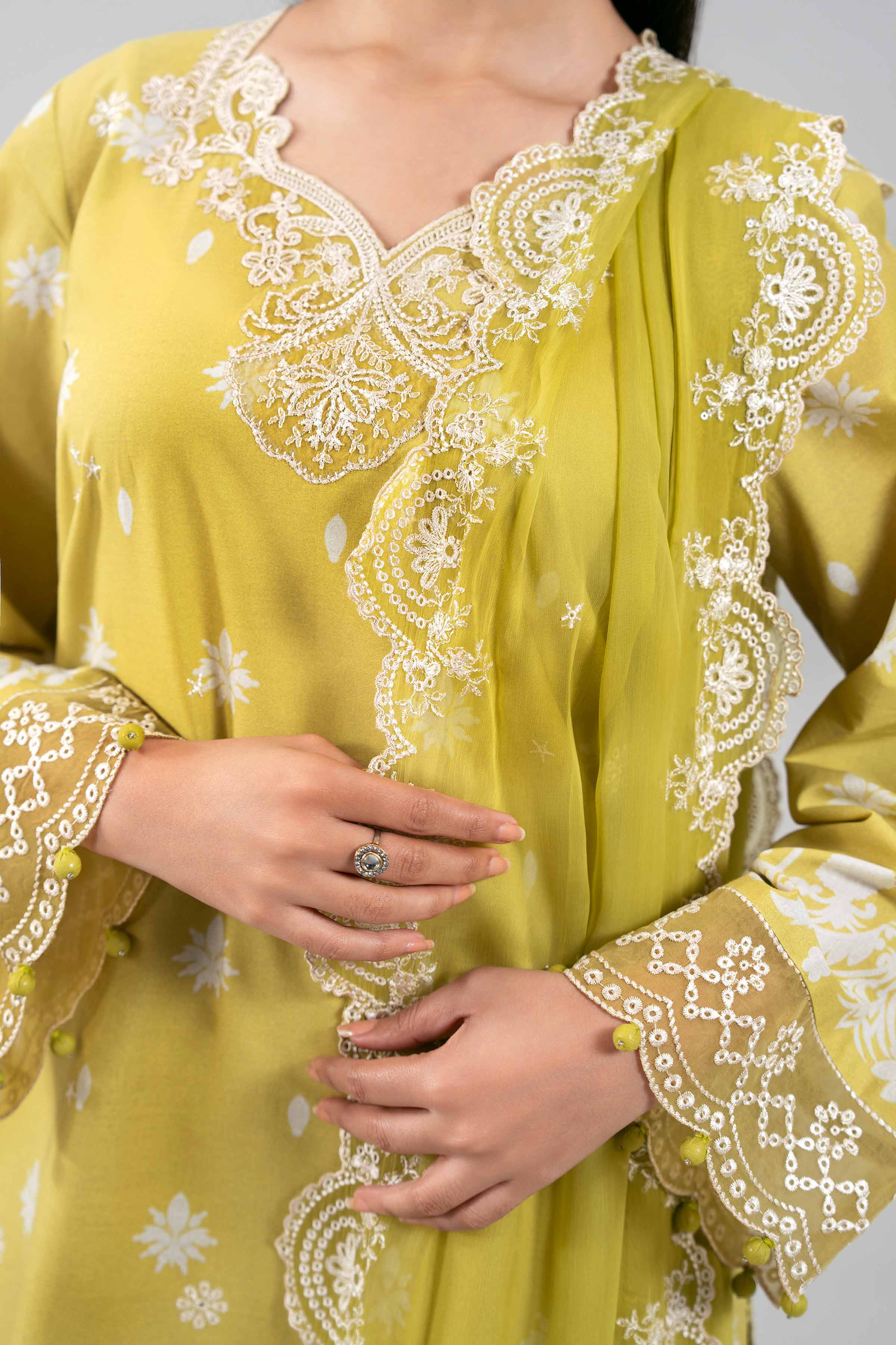 3 Piece - Embroidered Suit - 42601386 for Women - Unstitched Collection | Nishat | Shop Online