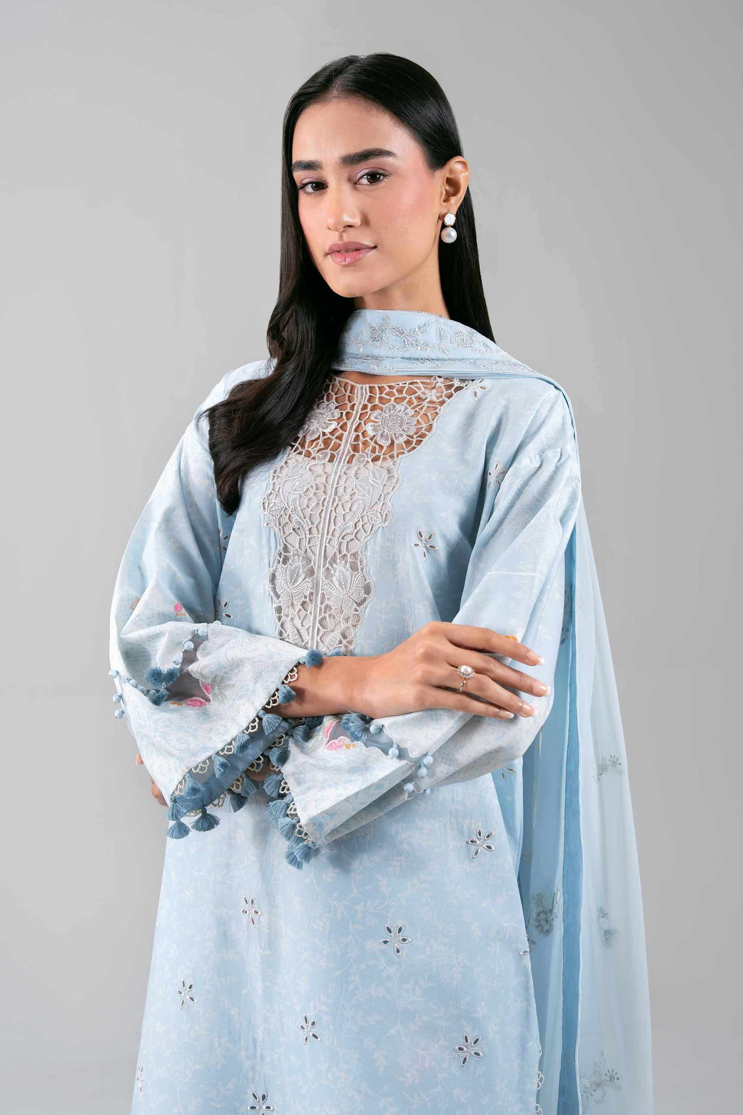 3 Piece - Embroidered Suit - 42601387 for Women - Unstitched Collection | Nishat | Shop Online