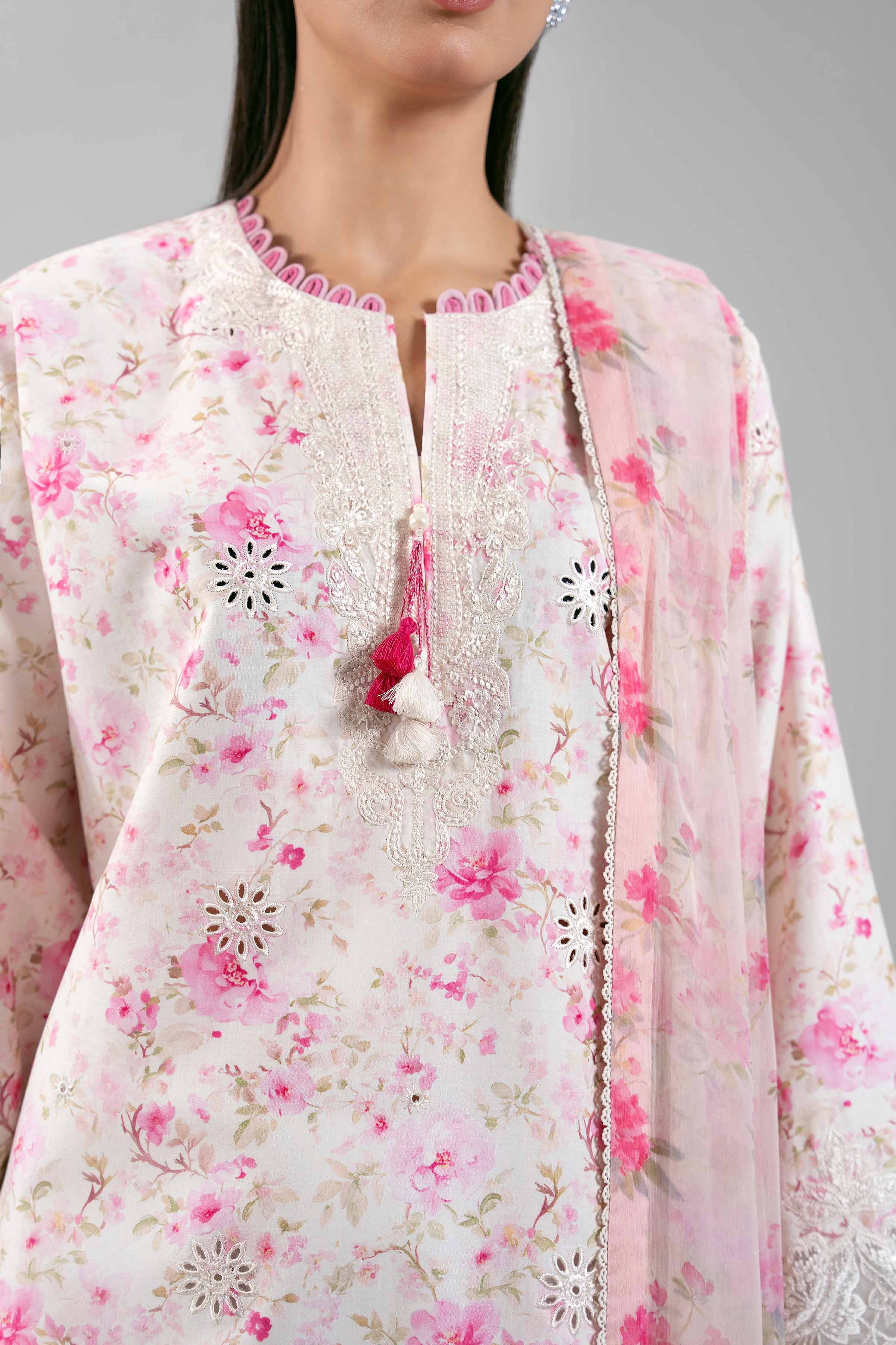 3 Piece - Digital Printed Embroidered Suit - 42601394 for Women - Unstitched Collection | Nishat | Shop Online