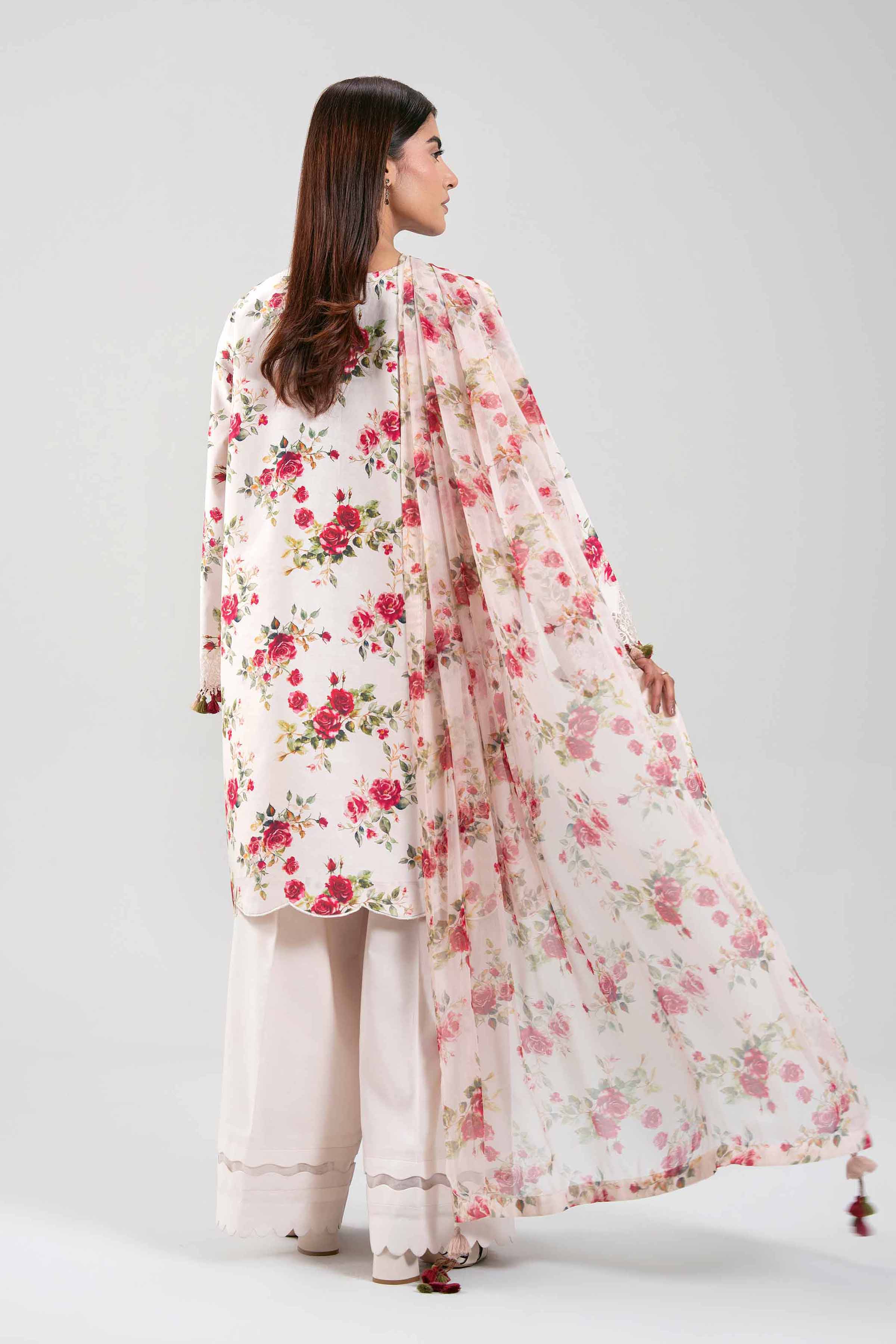 3 Piece - Digital Printed Embroidered Suit - 42601395 for Women - Unstitched Collection | Nishat | Shop Online