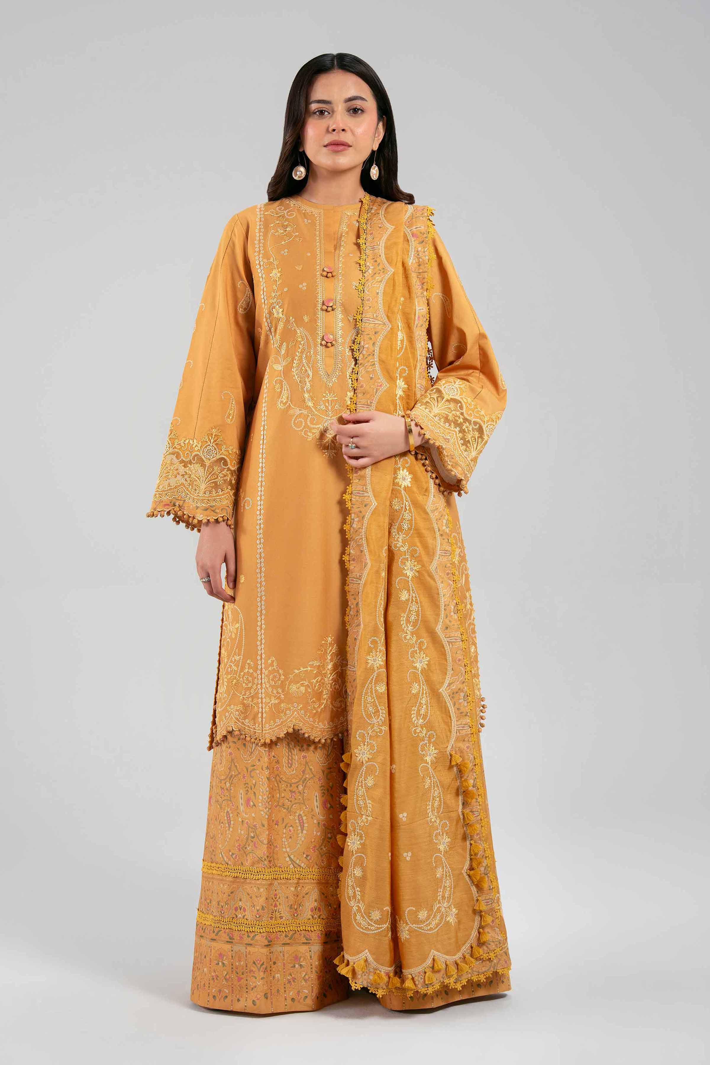 3 Piece - Digital Printed Embroidered Suit - 42601399 for Women - Unstitched Collection | Nishat | Shop Online
