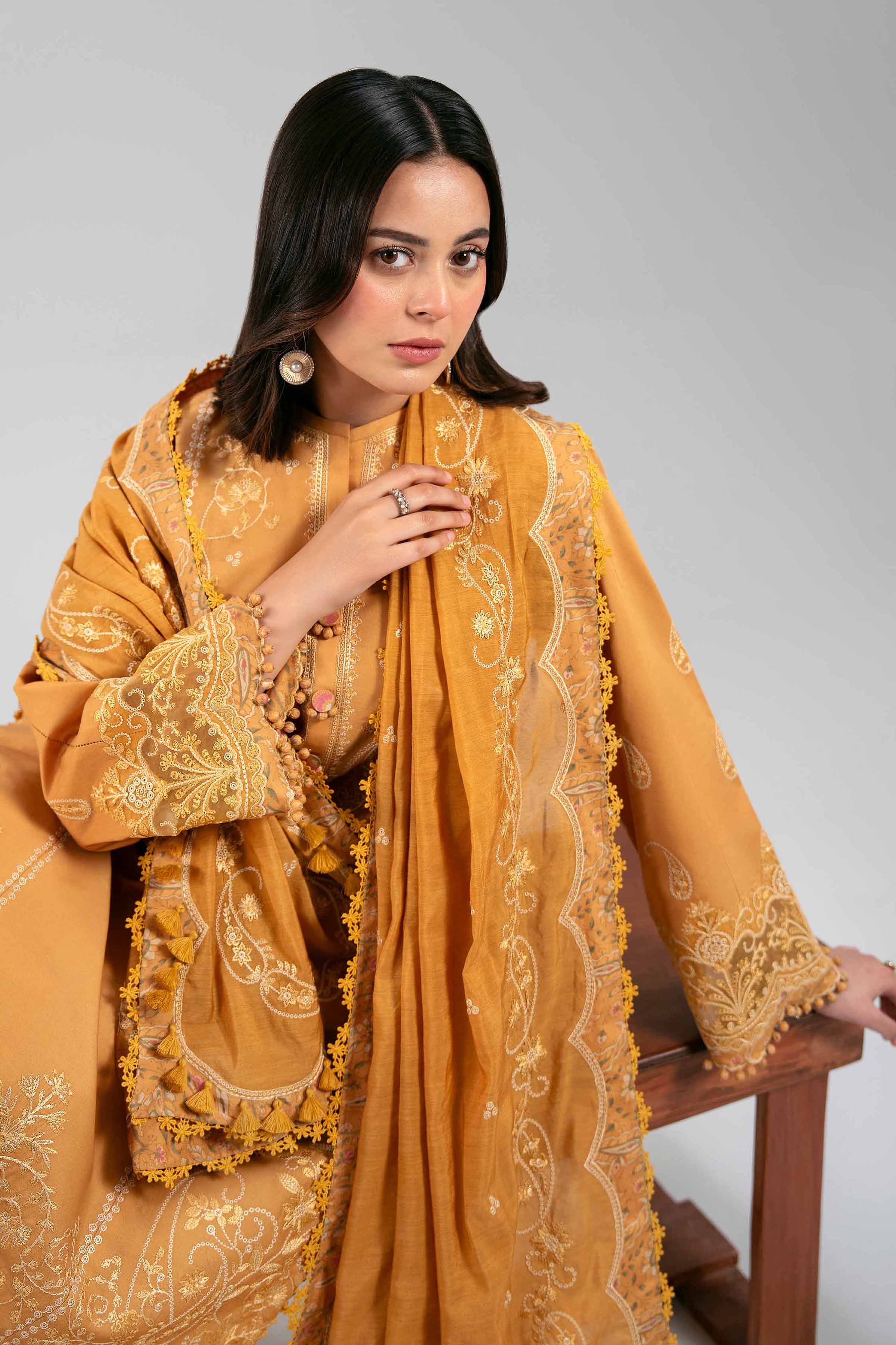 3 Piece - Digital Printed Embroidered Suit - 42601399 for Women - Unstitched Collection | Nishat | Shop Online