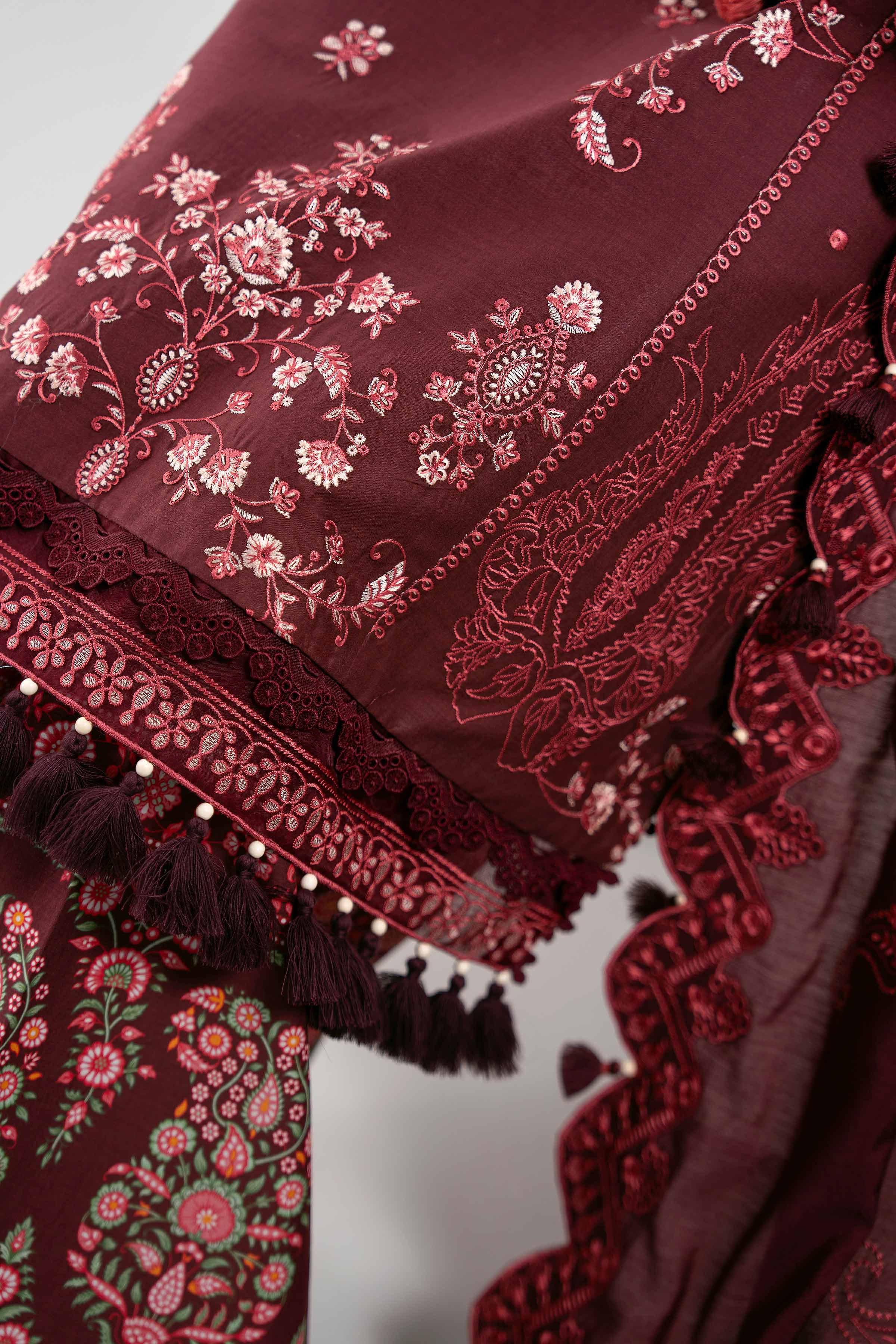 3 Piece - Embroidered Suit - 42601401 for Women - Unstitched Collection | Nishat | Shop Online