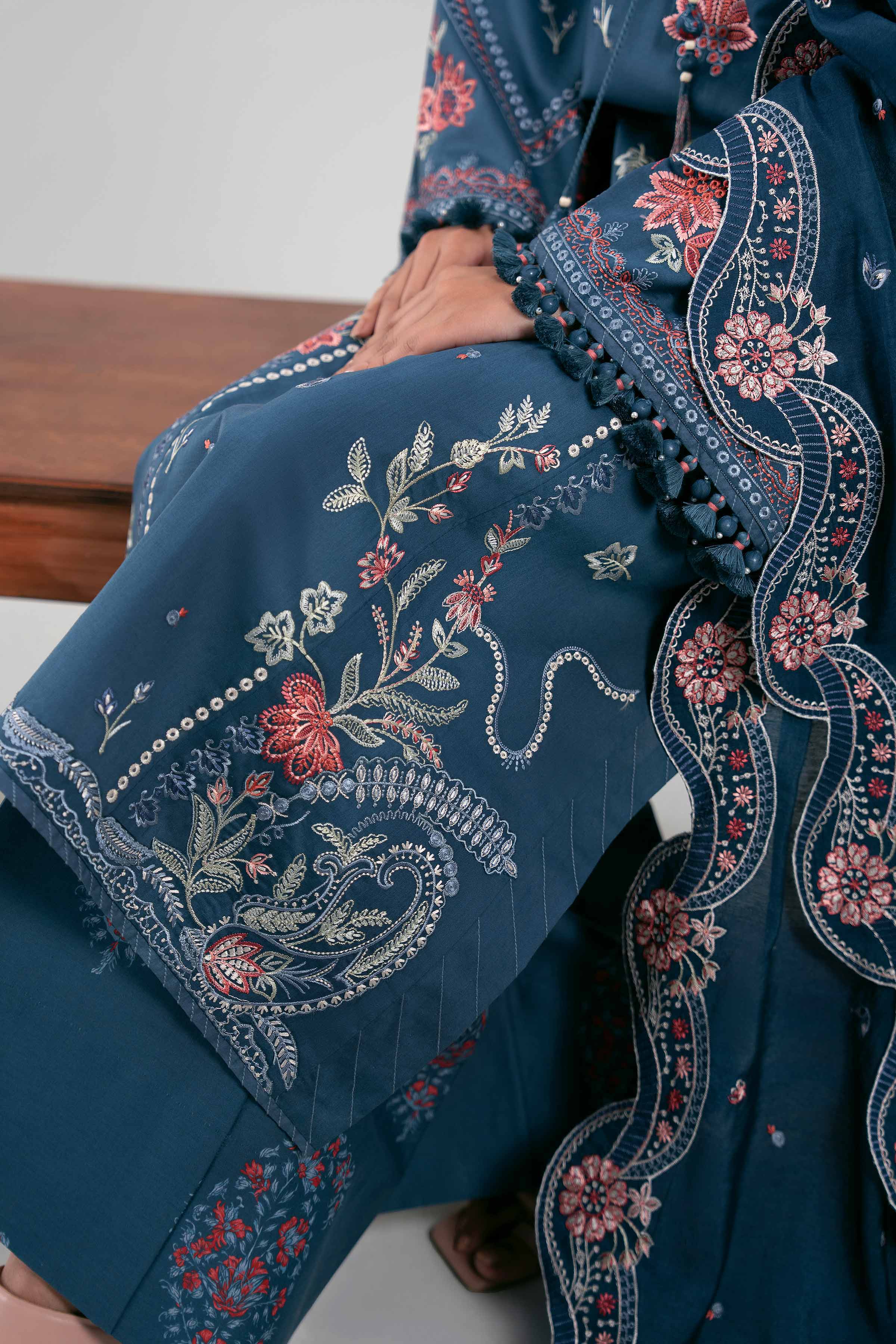 3 Piece - Embroidered Suit - 42601403 for Women - Unstitched Collection | Nishat | Shop Online