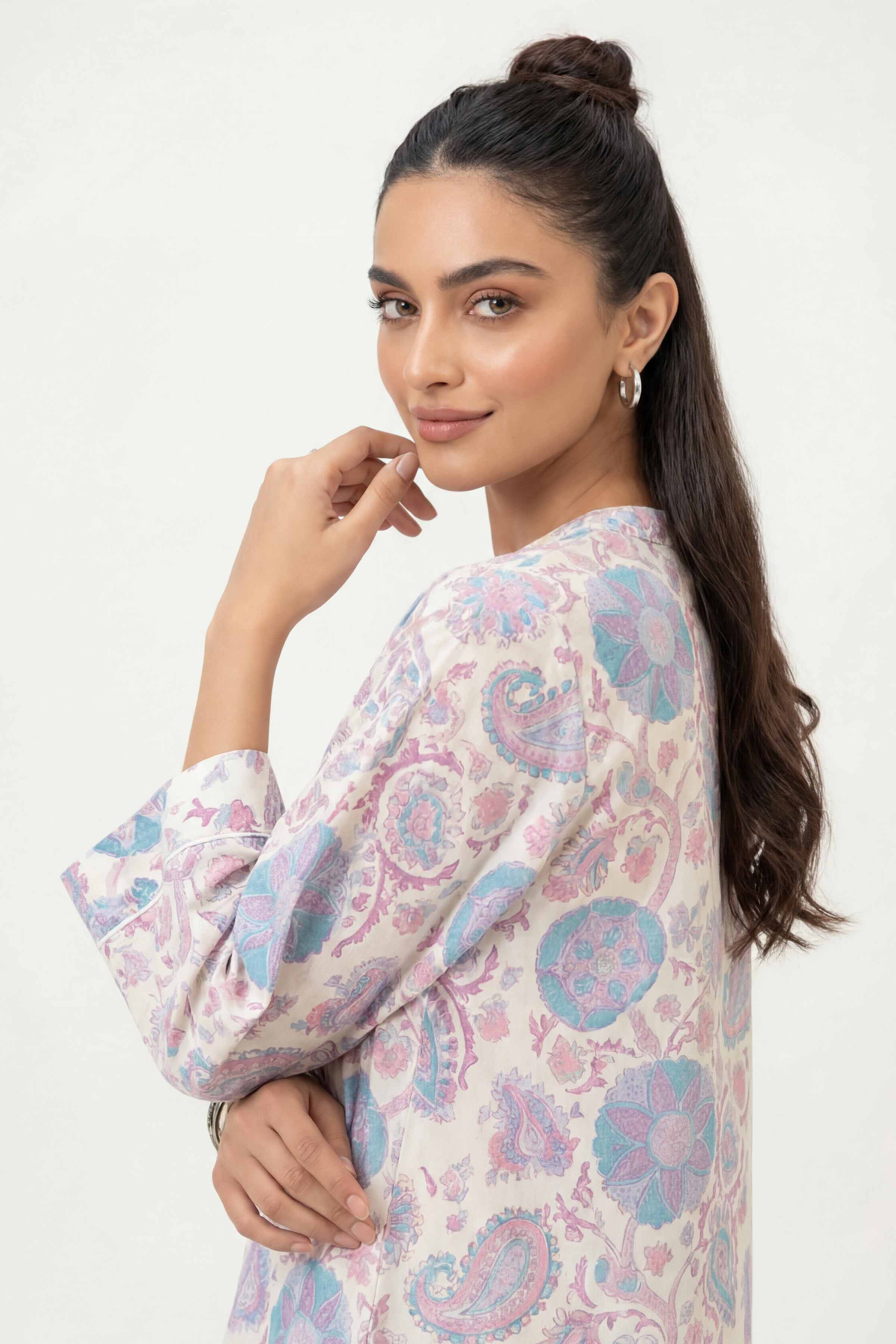 2 Piece - Printed Suit - 42601406 for Women - Unstitched Collection | Nishat | Shop Online