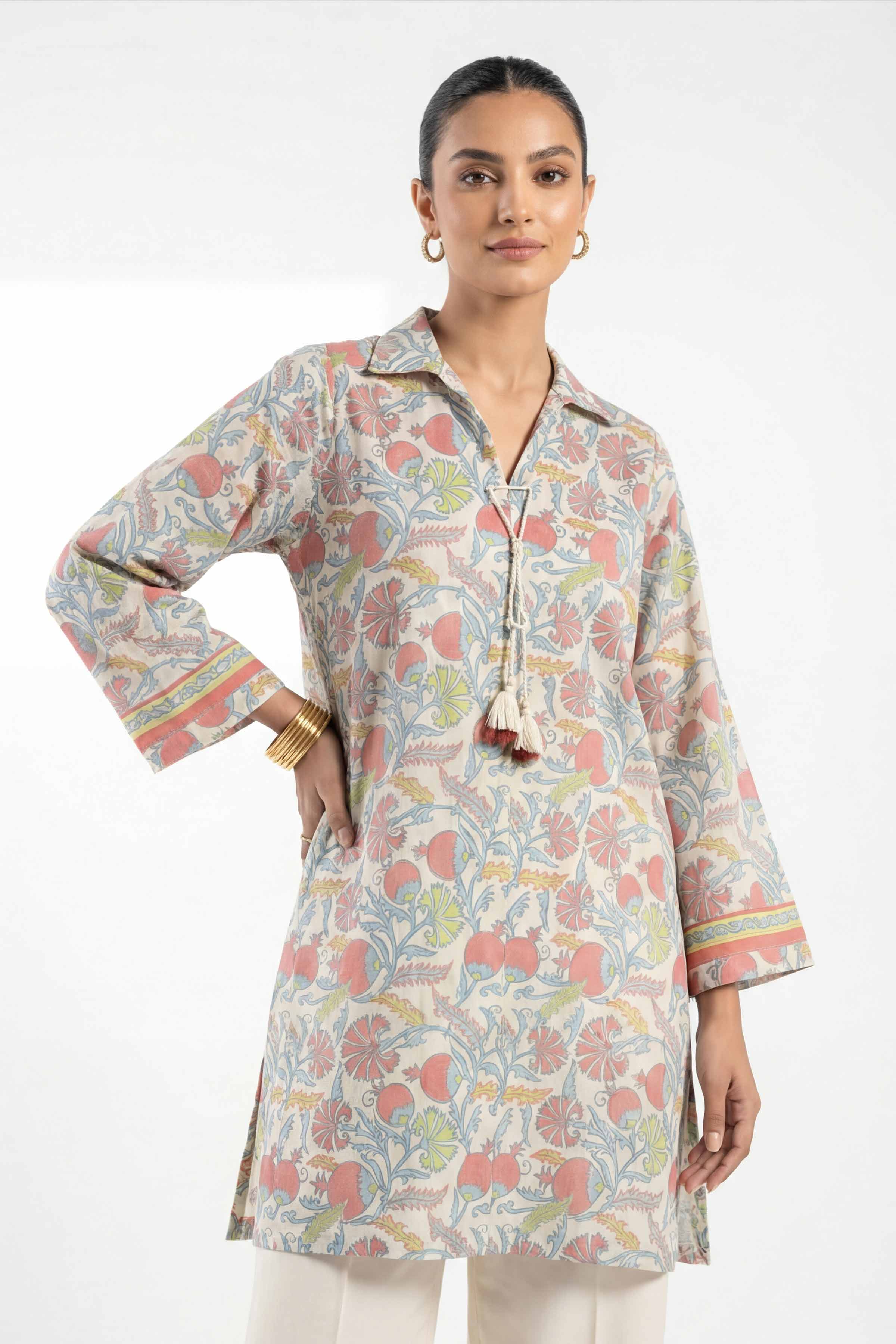 2 Piece - Printed Suit - 42601410 for Women - Unstitched Collection | Nishat | Shop Online