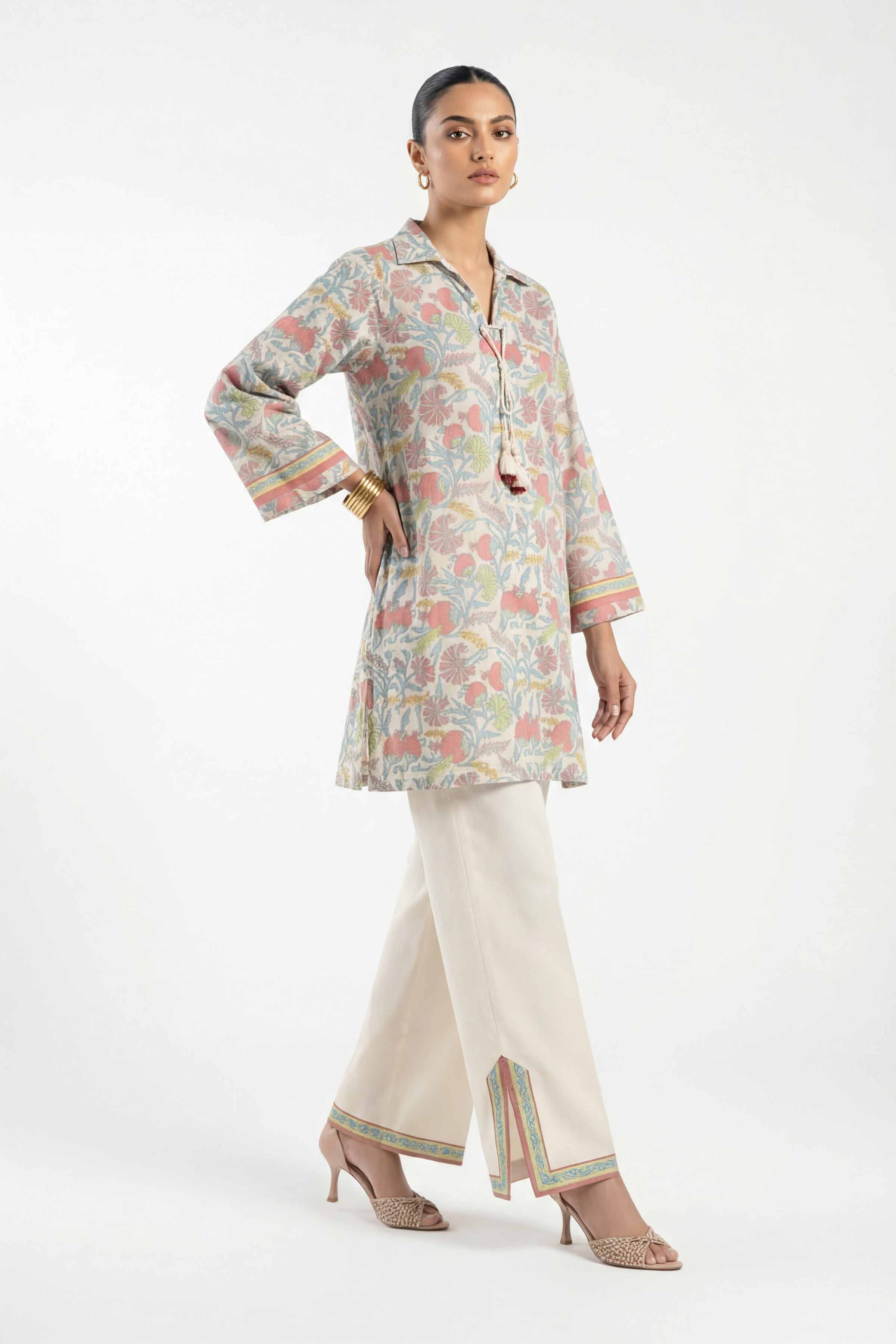 2 Piece - Printed Suit - 42601410 for Women - Unstitched Collection | Nishat | Shop Online