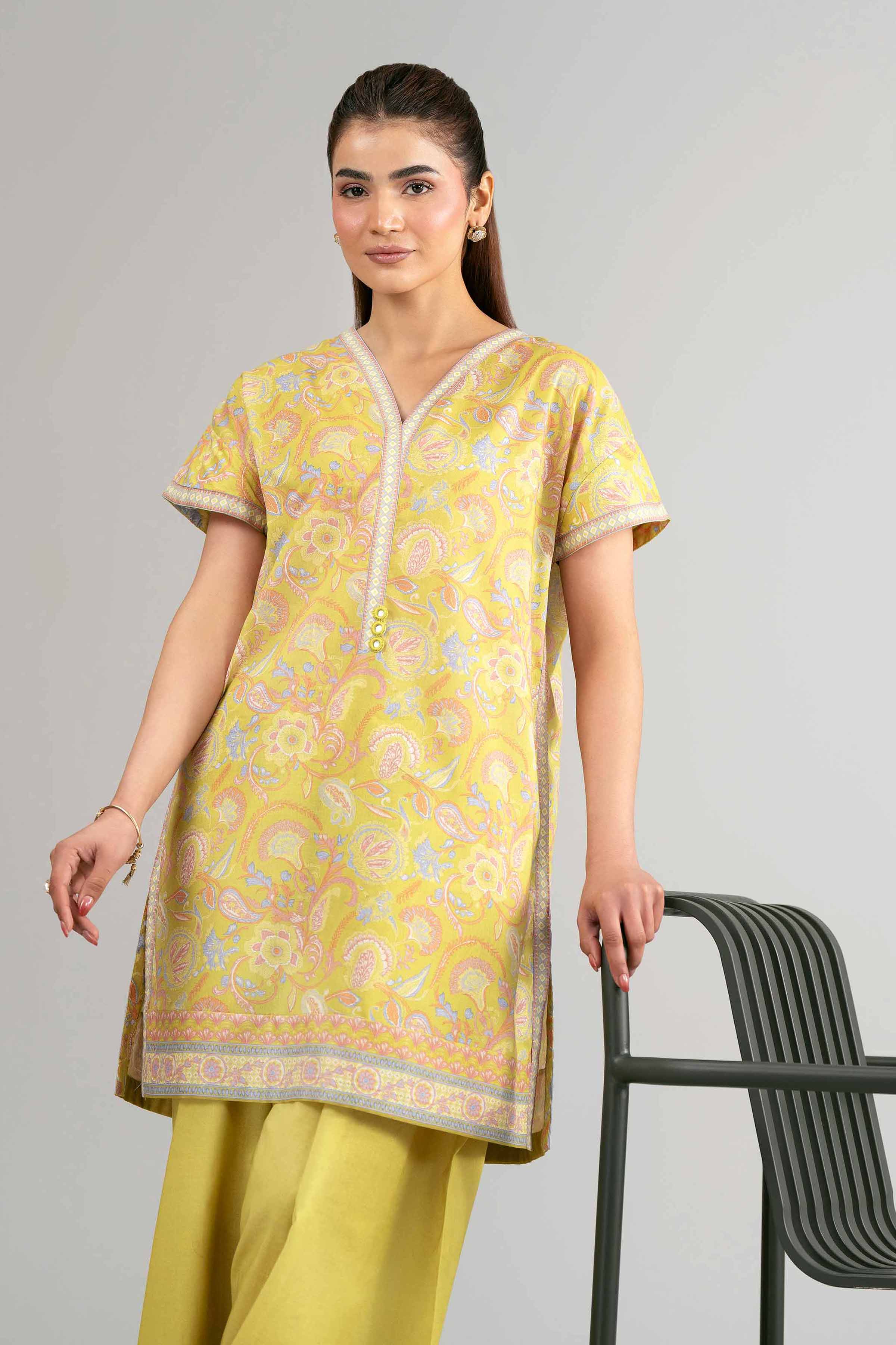2 Piece - Printed Suit - 42601411 for Women - Unstitched Collection | Nishat | Shop Online