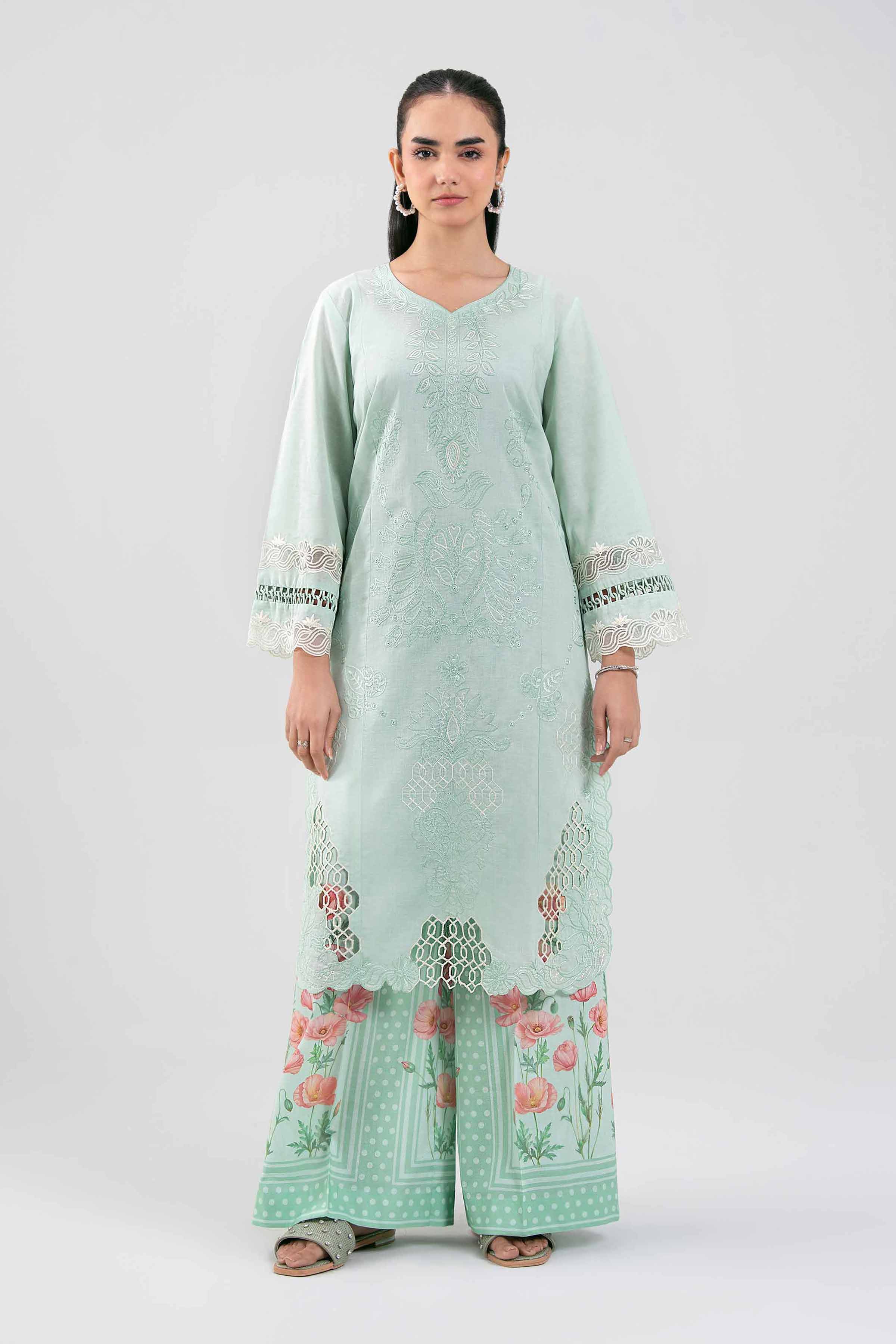 2 Piece - Digital Printed Embroidered Suit - 42601414 for Women - Unstitched Collection | Nishat | Shop Online