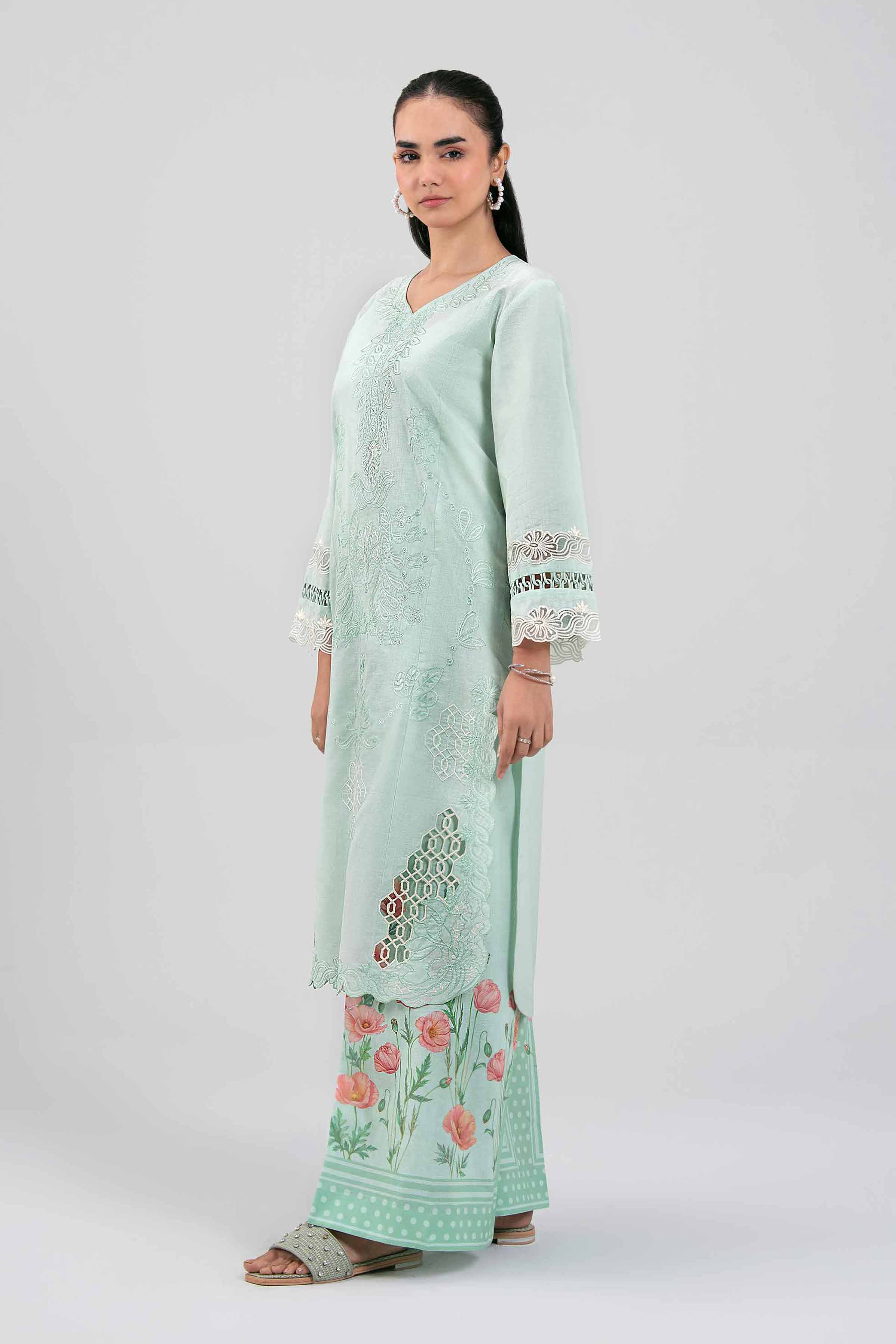 2 Piece - Digital Printed Embroidered Suit - 42601414 for Women - Unstitched Collection | Nishat | Shop Online