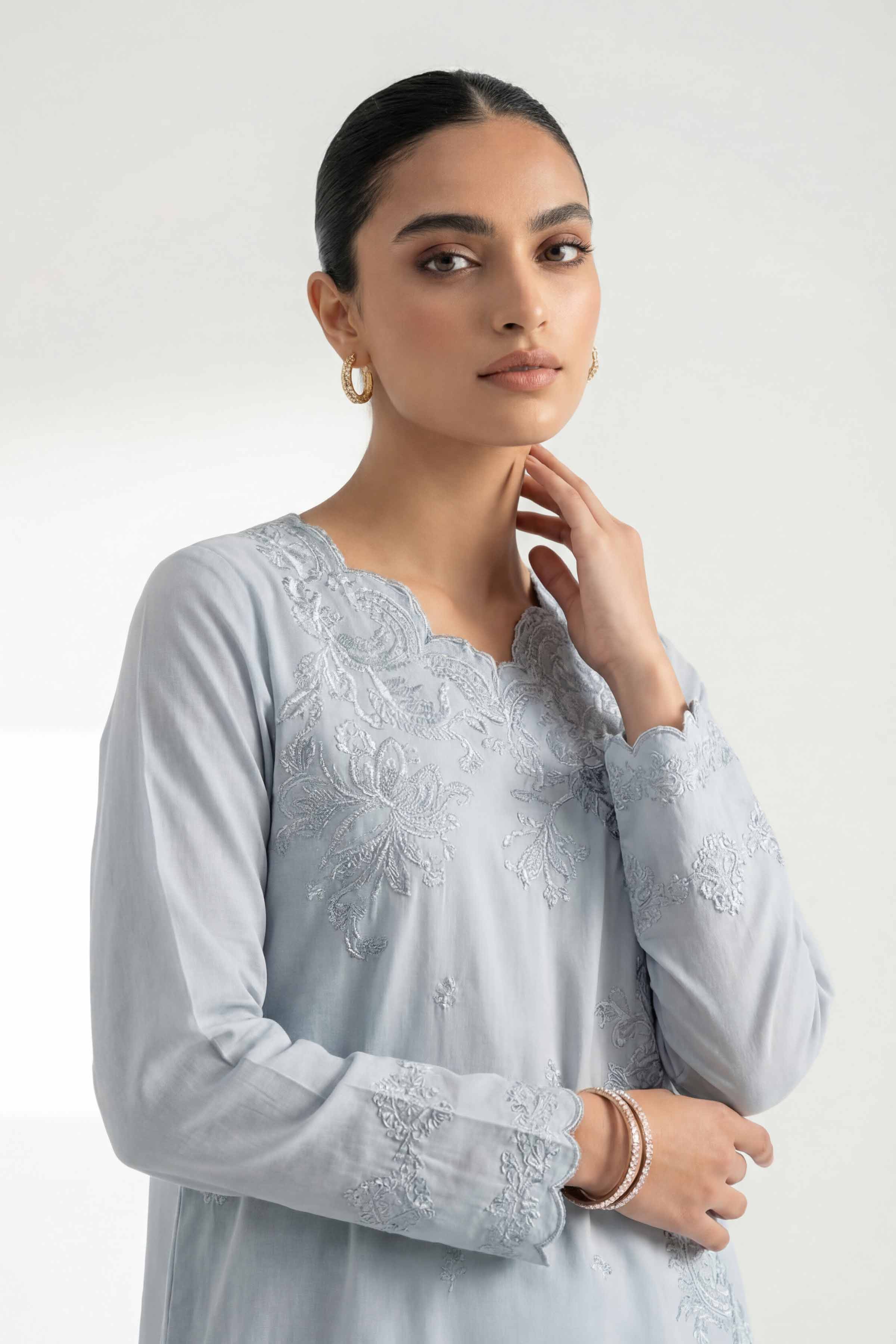 2 Piece - Digital Printed Embroidered Suit - 42601419 for Women - Unstitched Collection | Nishat | Shop Online