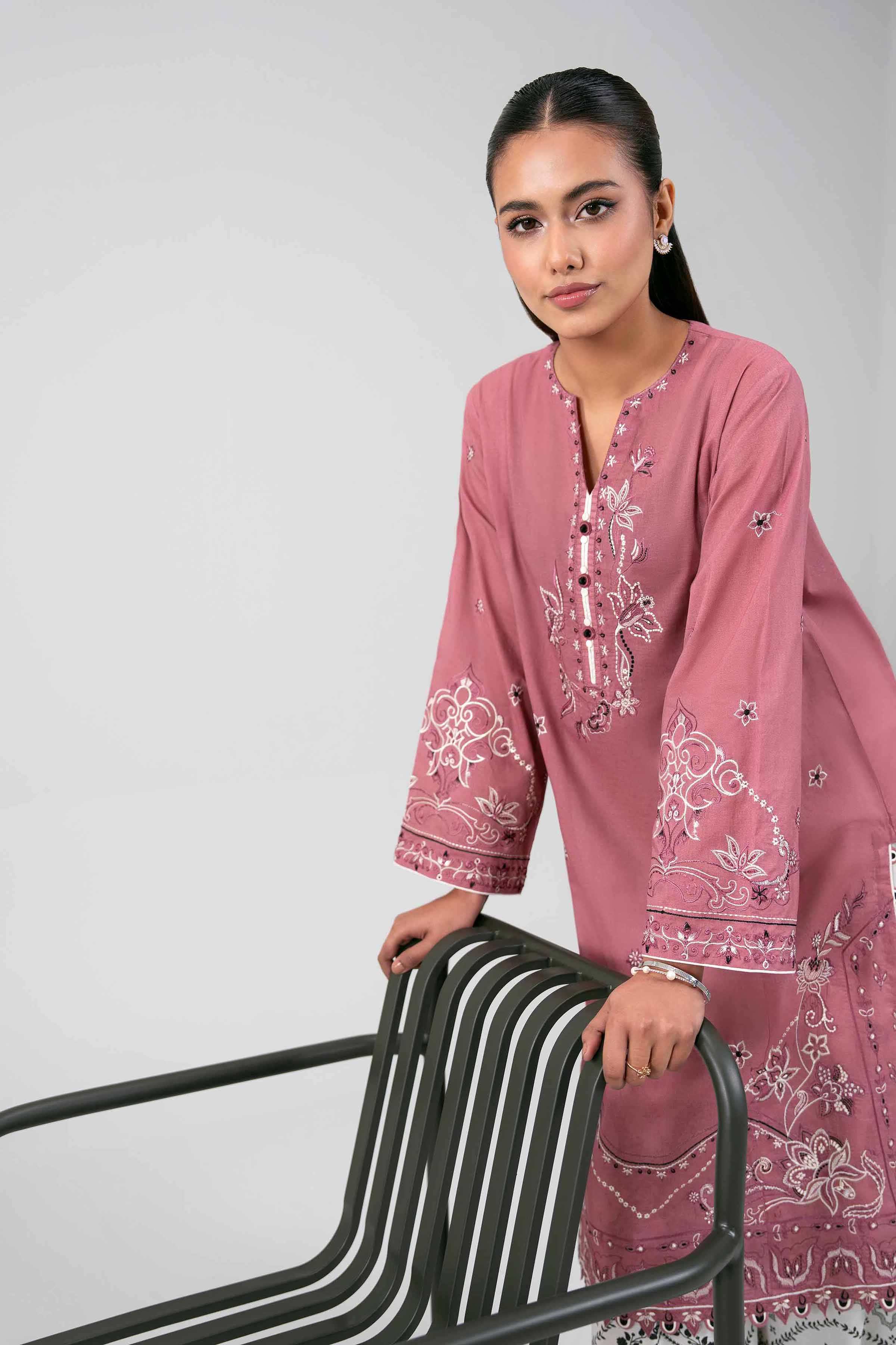 2 Piece - Digital Printed Embroidered Suit - 42601421 for Women - Unstitched Collection | Nishat | Shop Online