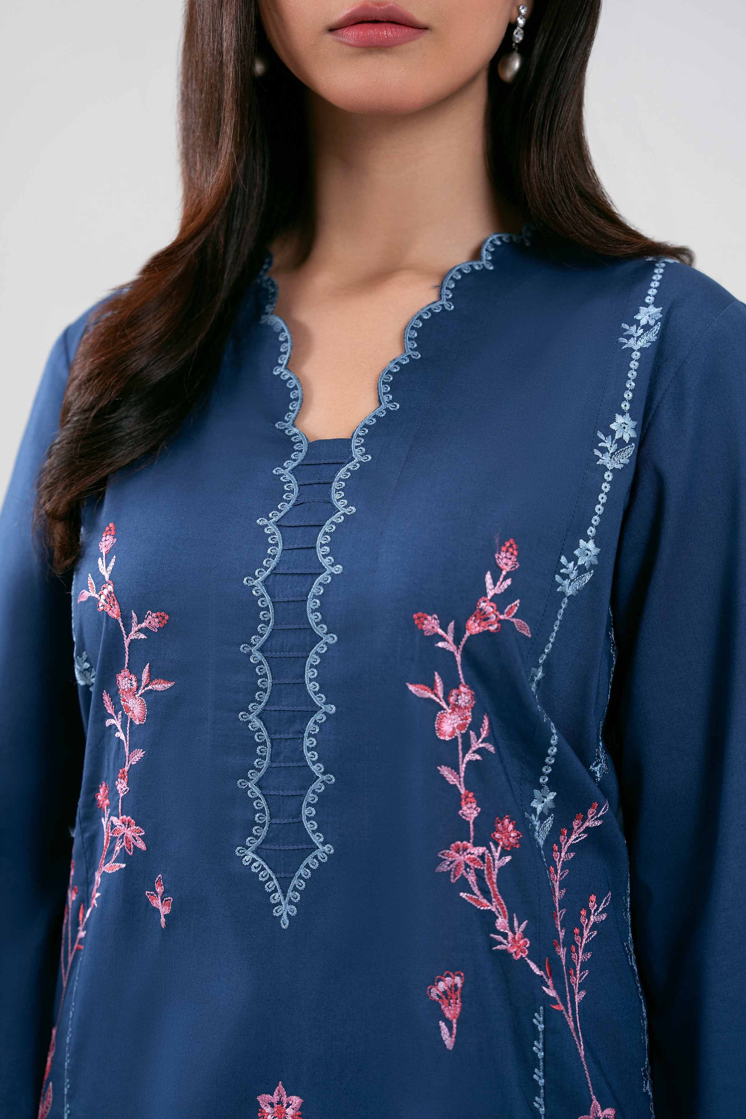 2 Piece - Digital Printed Embroidered Suit - 42601422 for Women - Unstitched Collection | Nishat | Shop Online