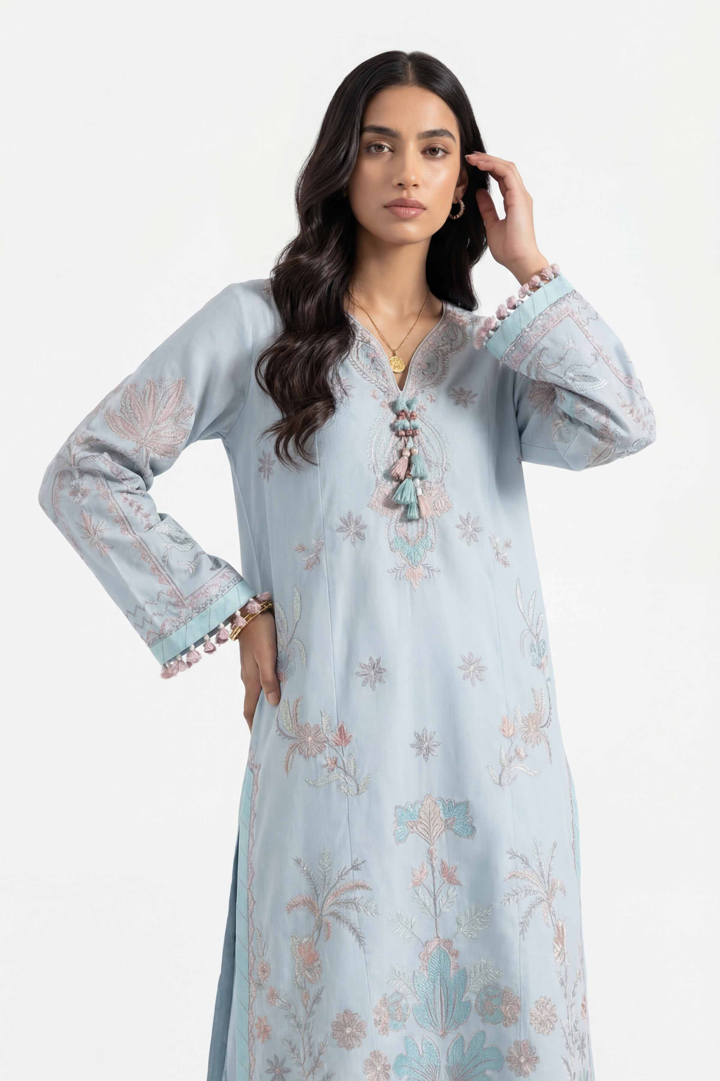 2 Piece - Embroidered Suit - 42601428 for Women - Unstitched Collection | Nishat | Shop Online