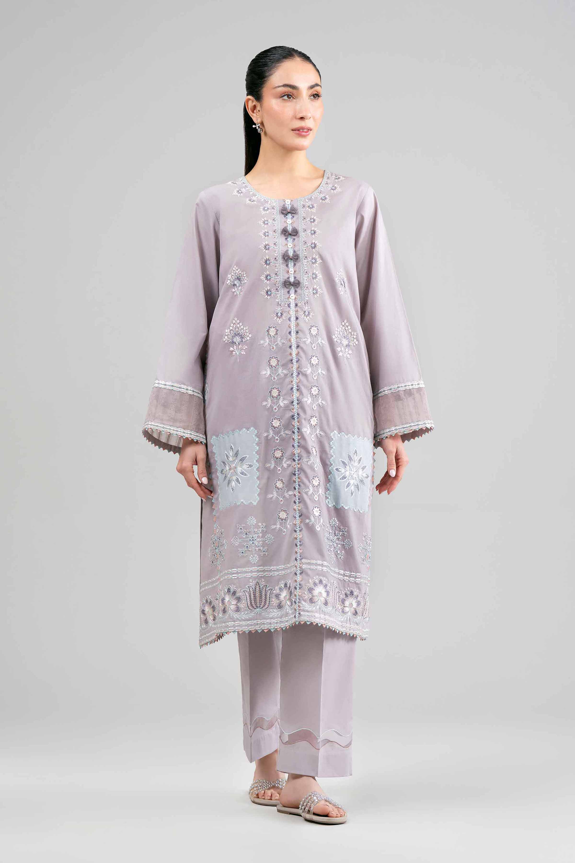 2 Piece - Embroidered Suit - 42601430 for Women - Unstitched Collection | Nishat | Shop Online