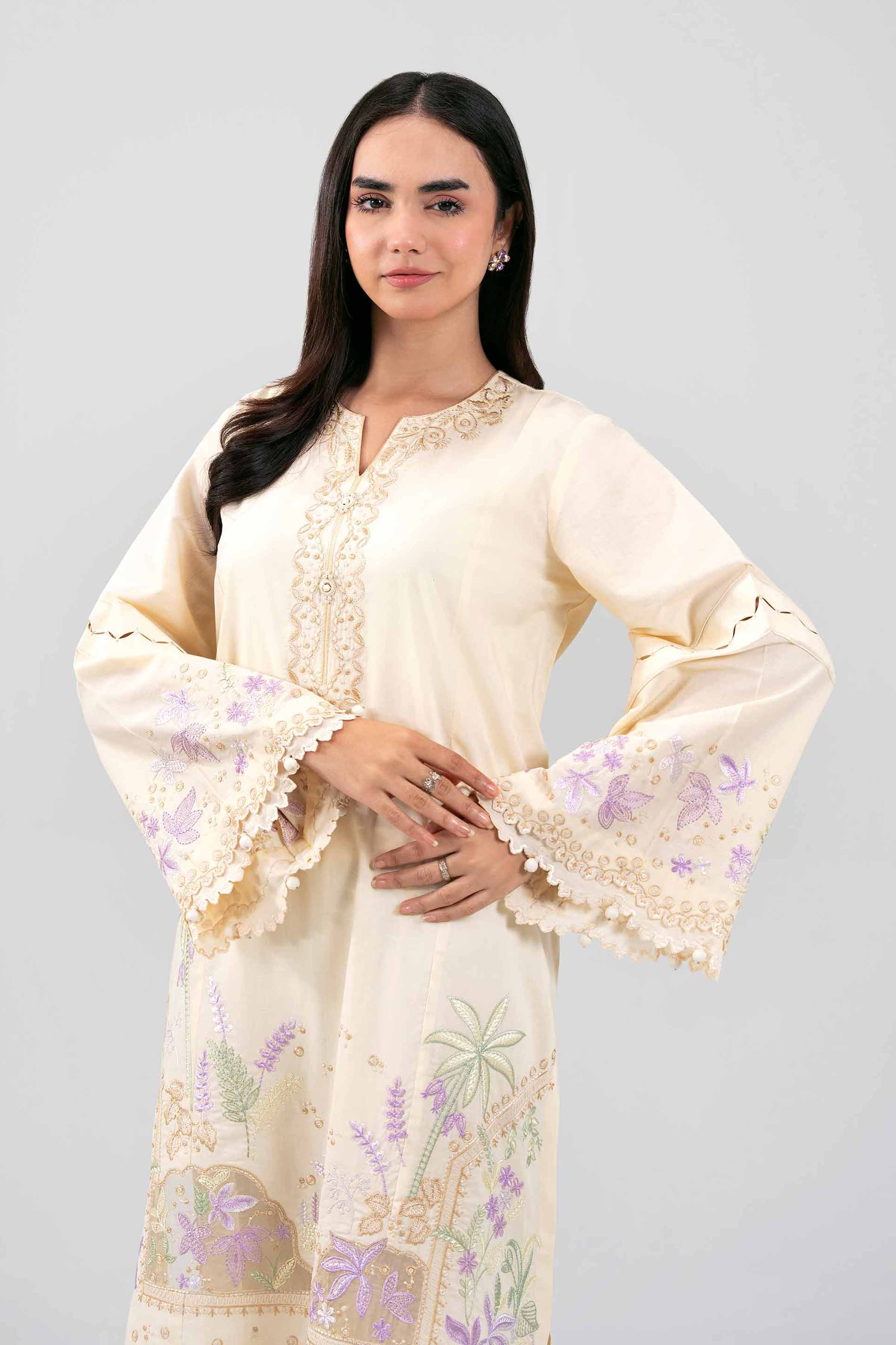 2 Piece - Embroidered Suit - 42601431 for Women - Unstitched Collection | Nishat | Shop Online