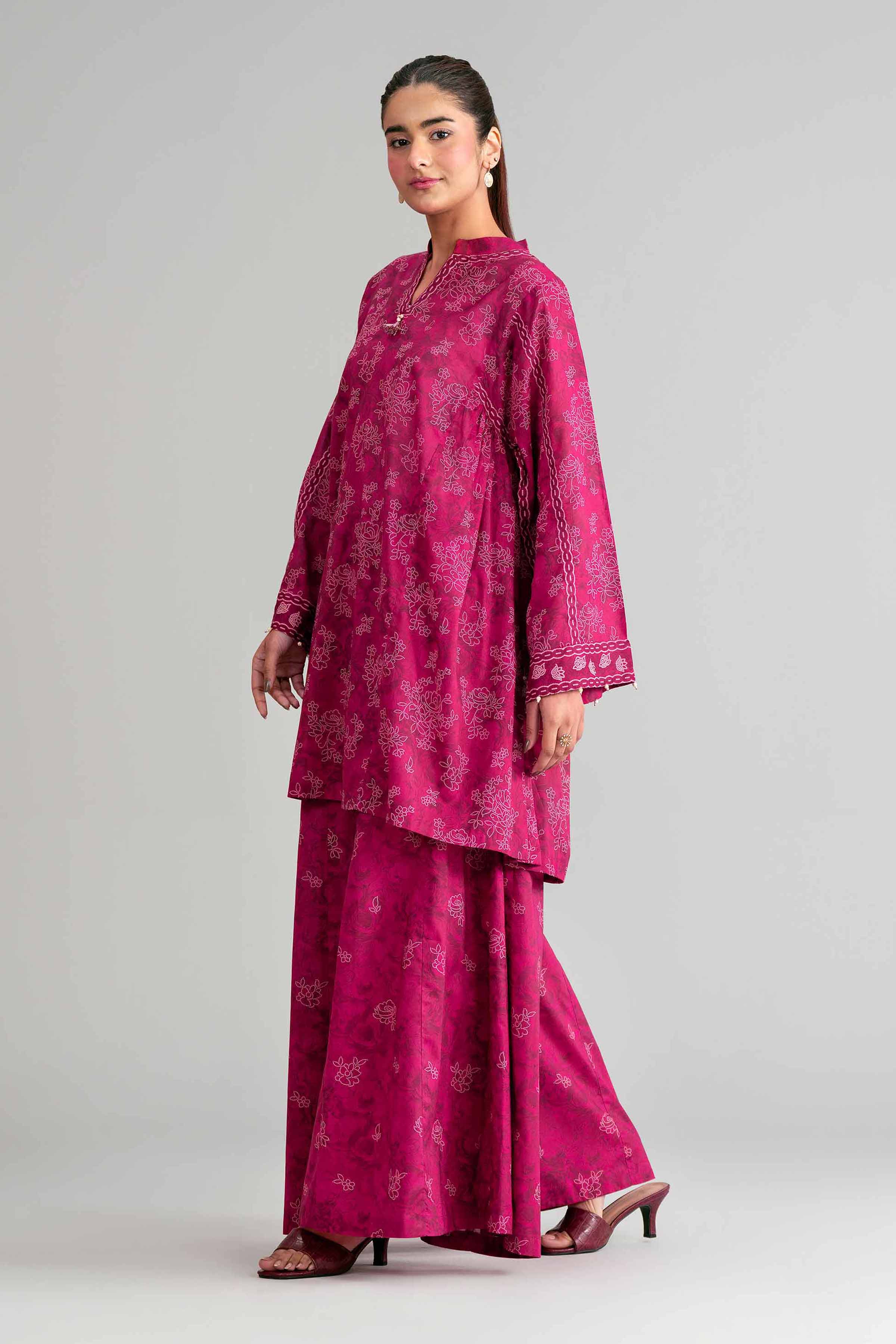 2 Piece - Printed Suit - 42601438 for Women - Unstitched Collection | Nishat | Shop Online