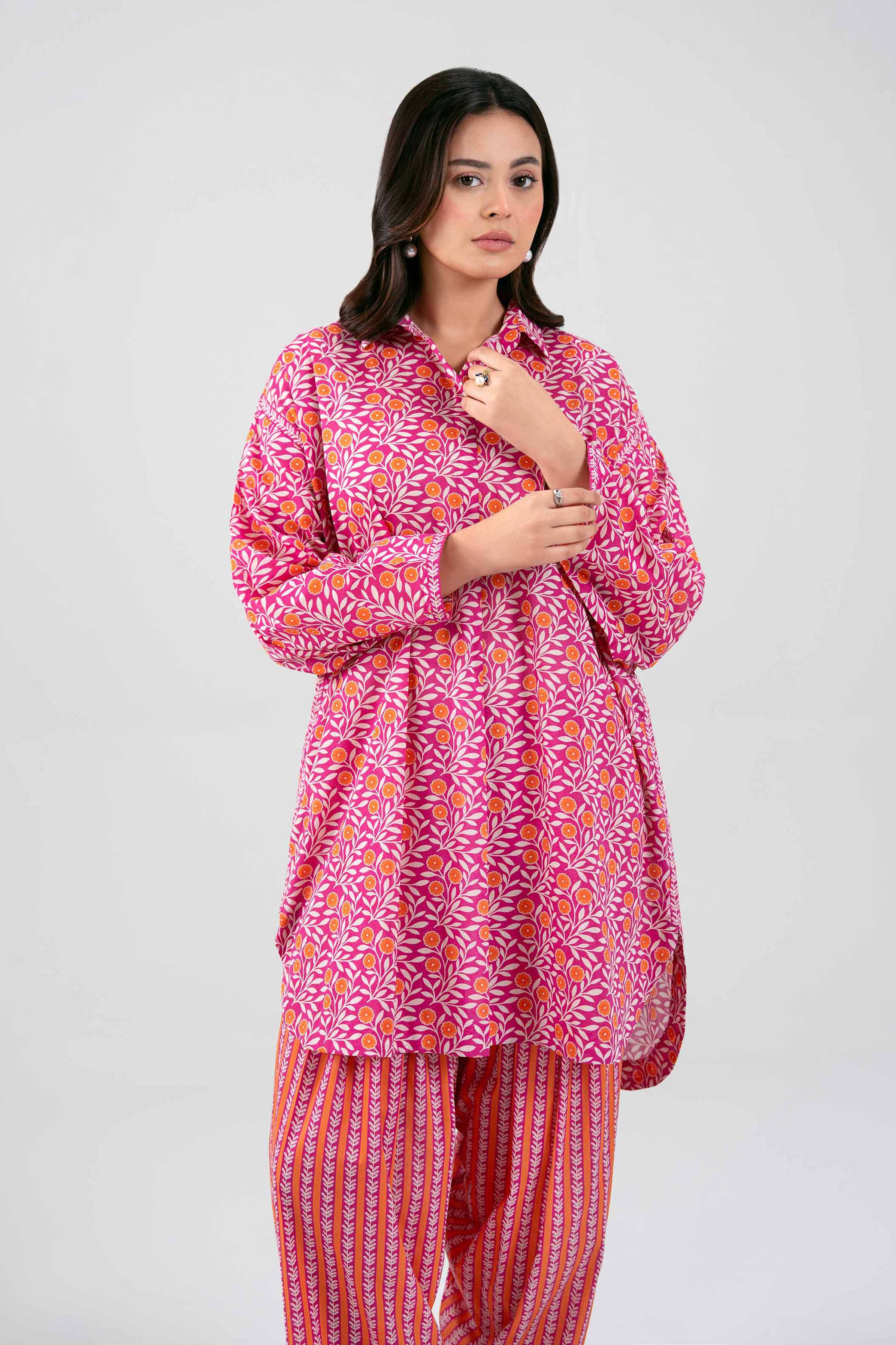 2 Piece - Printed Suit - 42601440 for Women - Unstitched Collection | Nishat | Shop Online