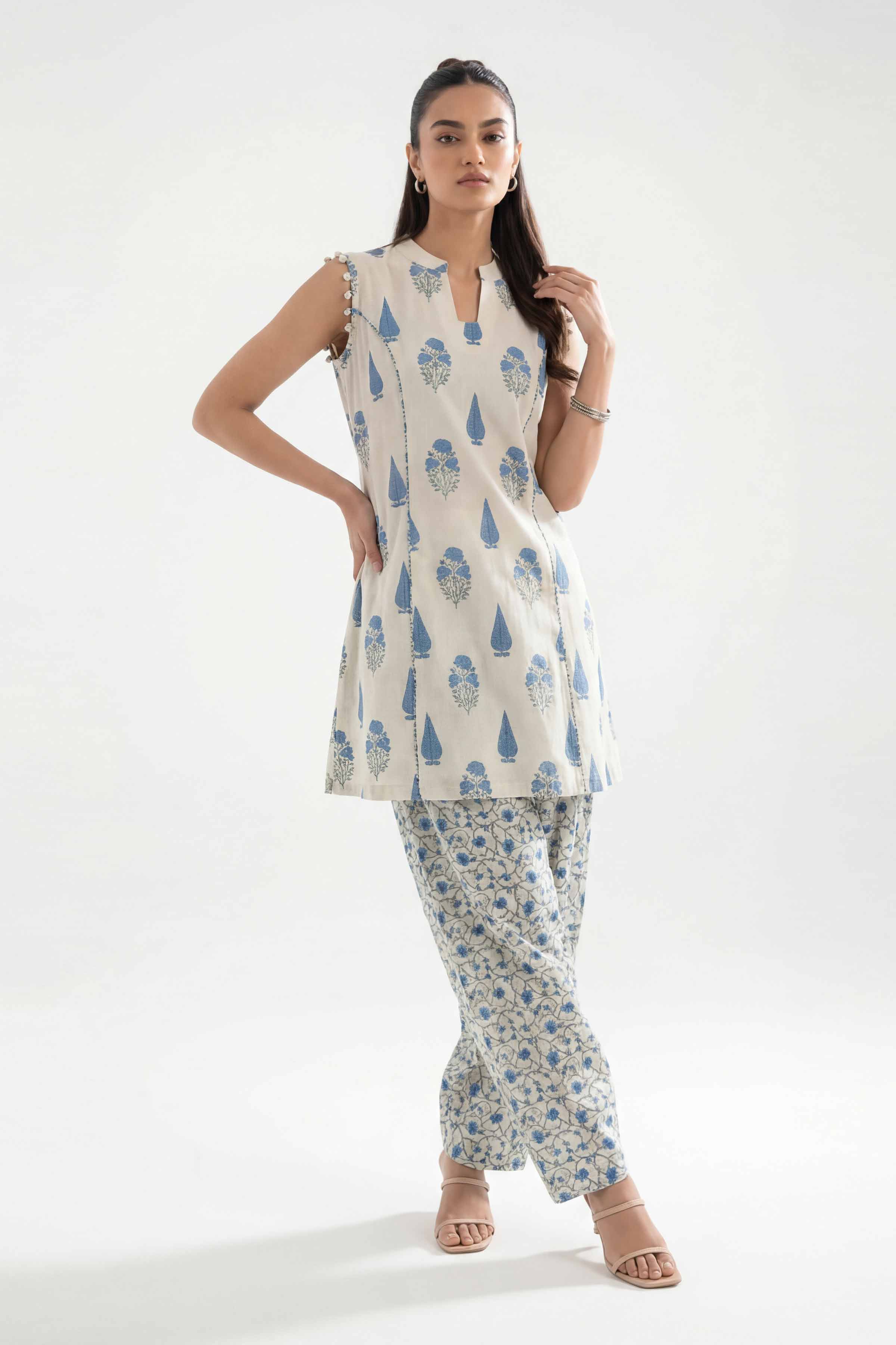 2 Piece - Printed Suit - 42601441 for Women - Unstitched Collection | Nishat | Shop Online
