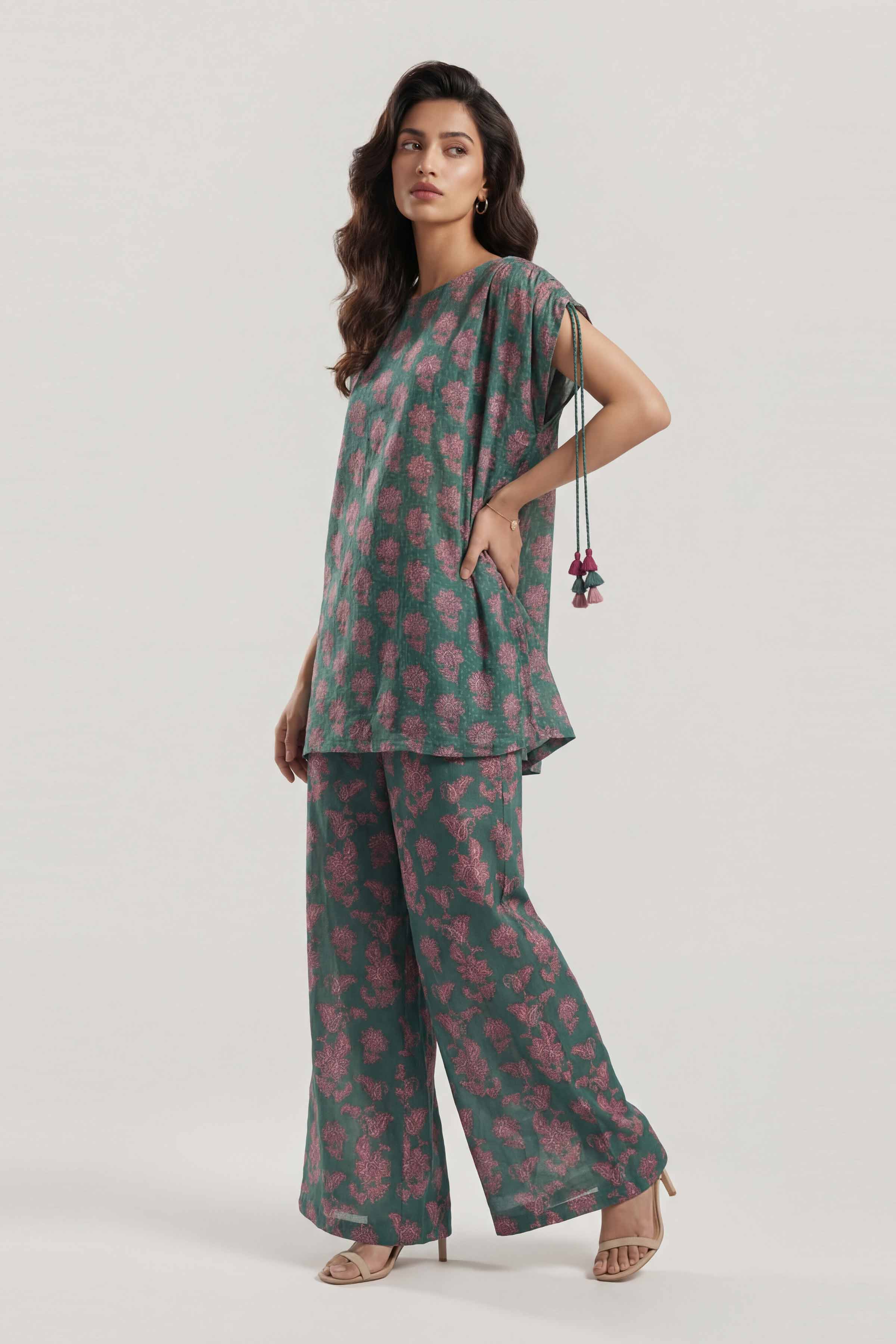 2 Piece - Printed Suit - 42601444 for Women - Unstitched Collection | Nishat | Shop Online