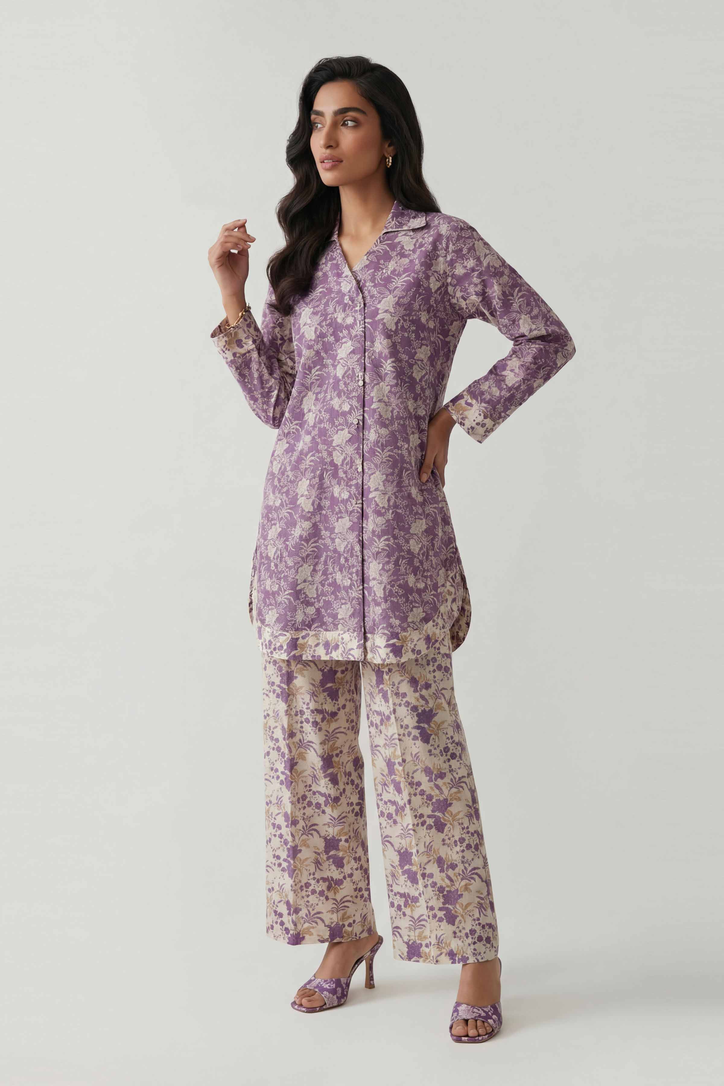2 Piece - Printed Suit - 42601445 for Women - Unstitched Collection | Nishat | Shop Online