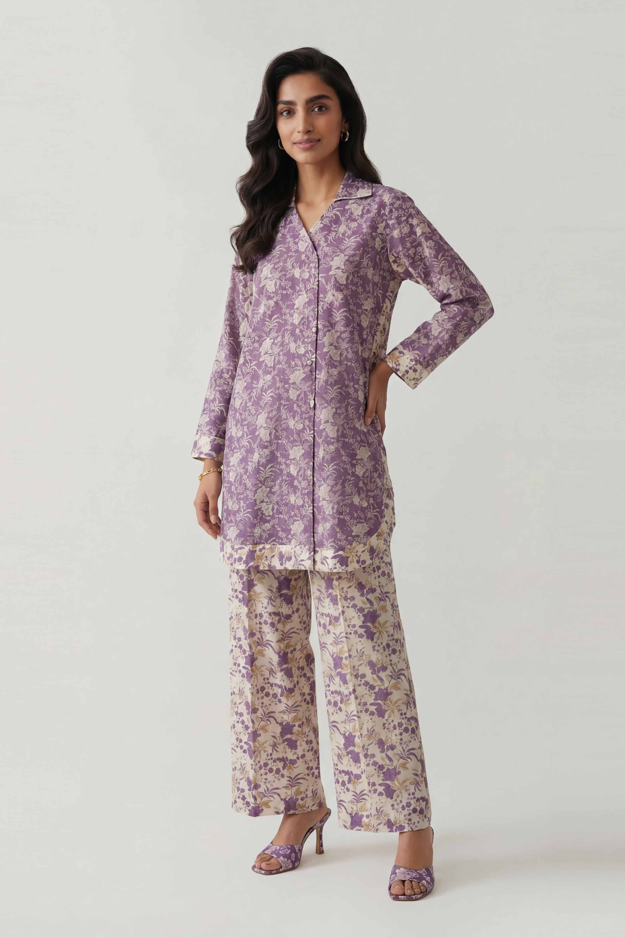 2 Piece - Printed Suit - 42601445 for Women - Unstitched Collection | Nishat | Shop Online