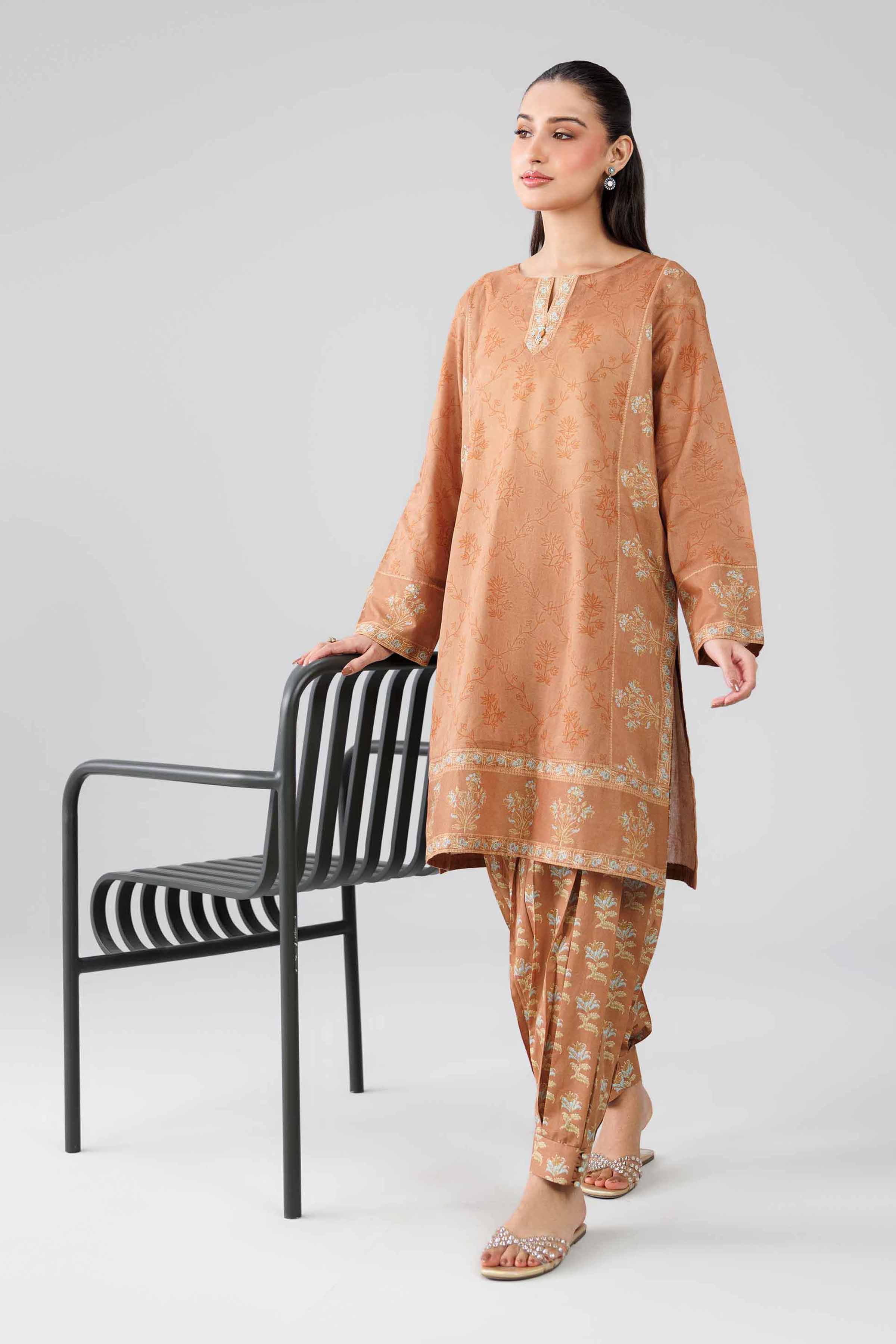 2 Piece - Printed Suit - 42601449 for Women - Unstitched Collection | Nishat | Shop Online