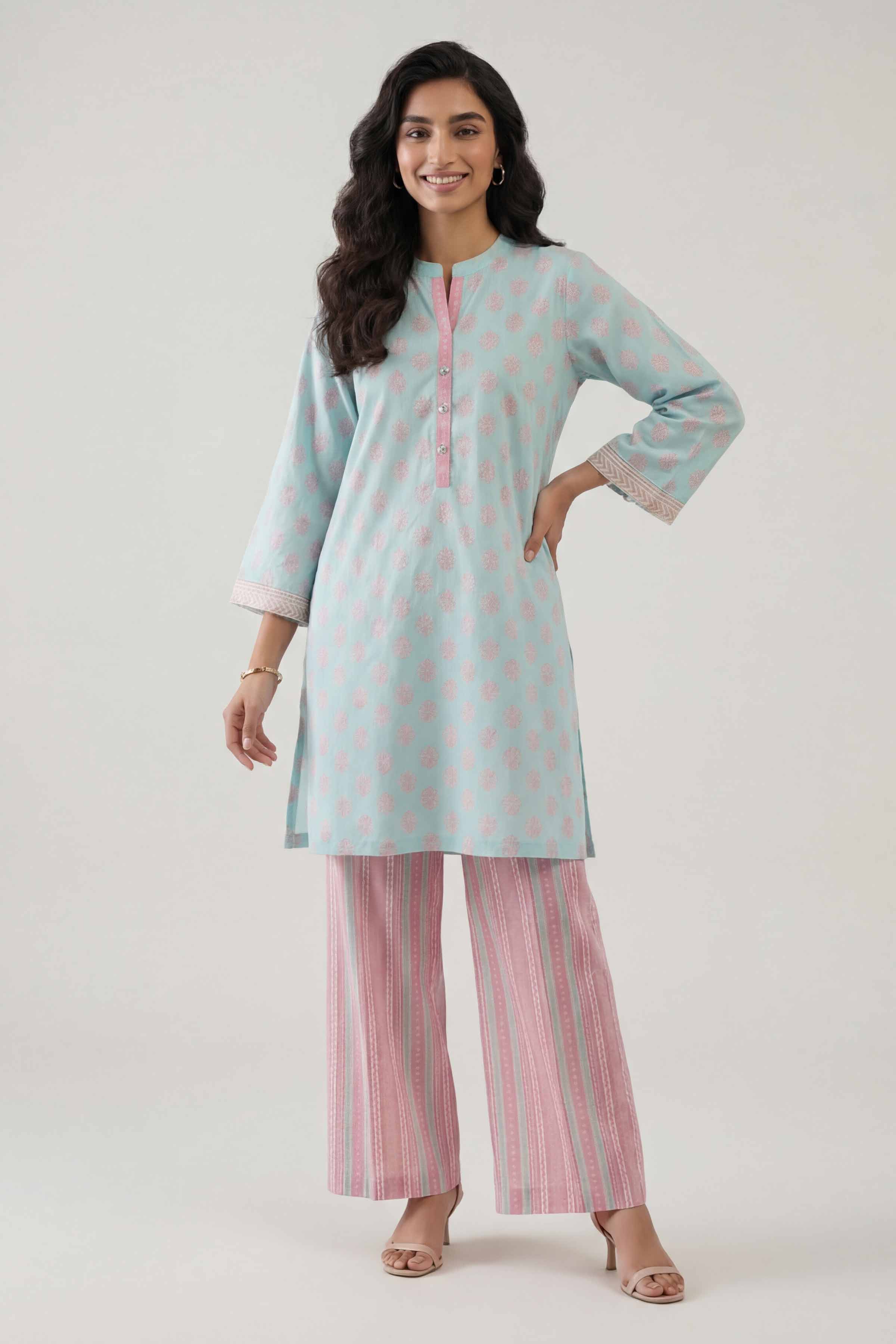 2 Piece - Printed Suit - 42601450 for Women - Unstitched Collection | Nishat | Shop Online