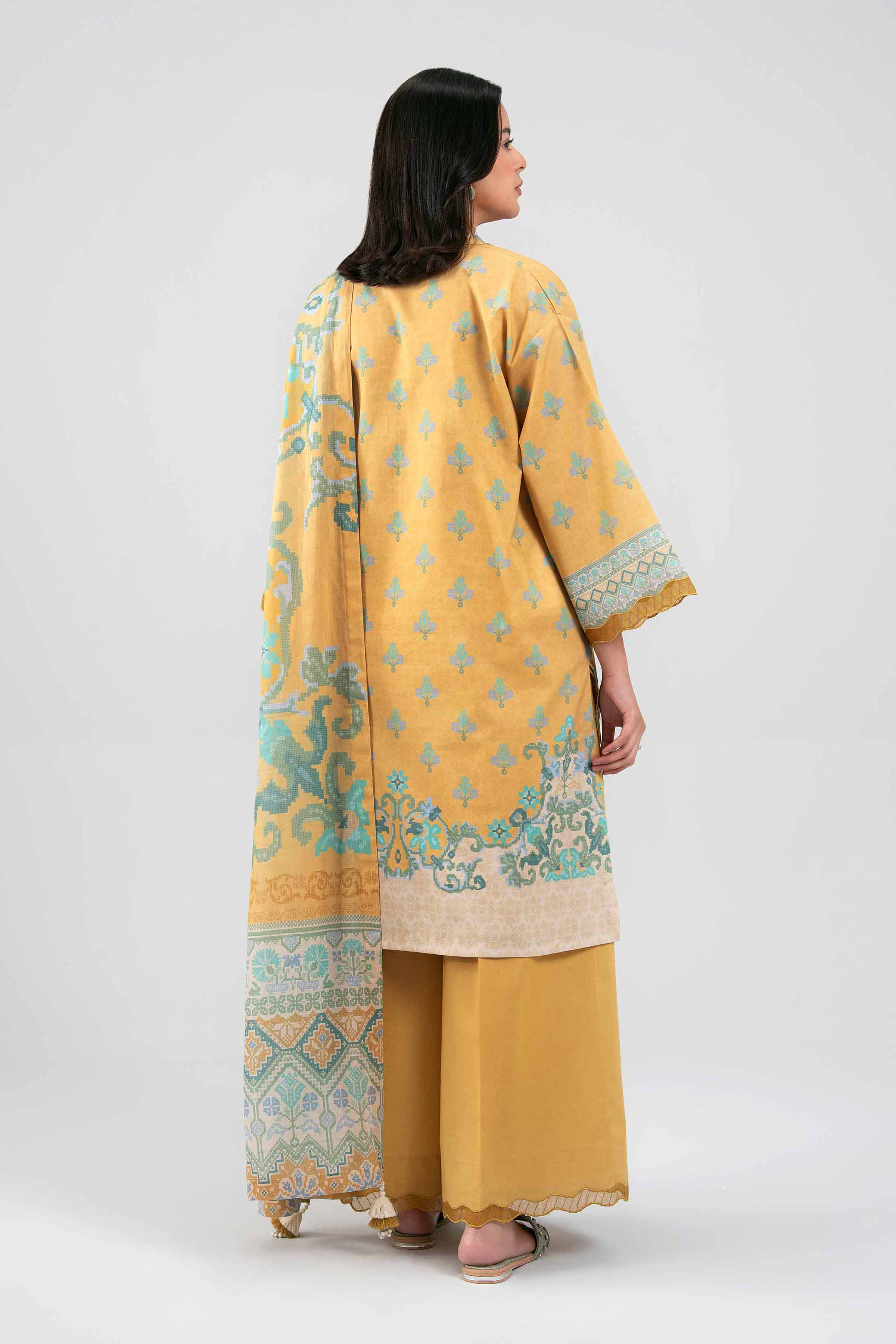 3 Piece - Digital Printed Embroidered Suit - 42601459 for Women - Unstitched Collection | Nishat | Shop Online