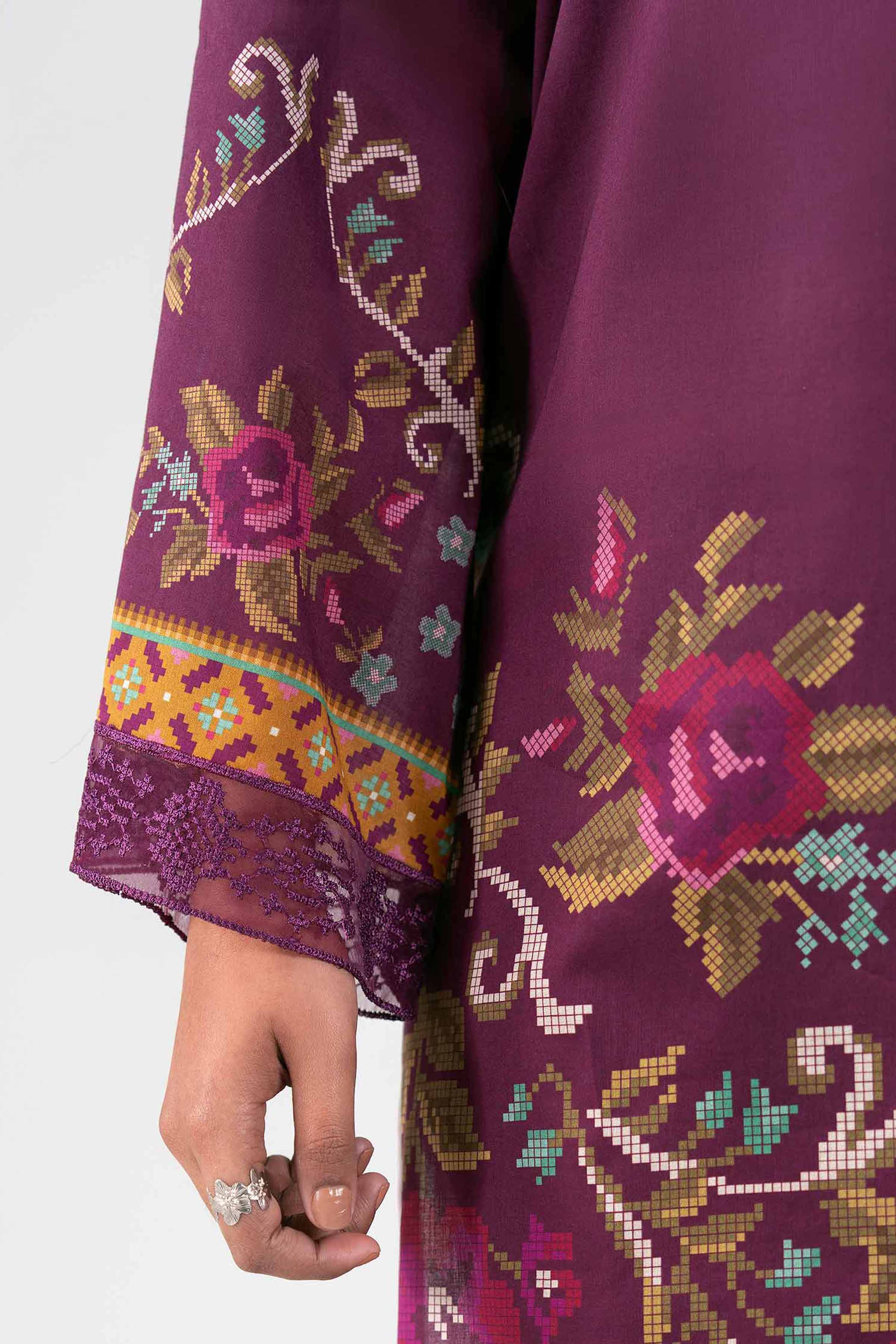 3 Piece - Digital Printed Embroidered Suit - 42601462 for Women - Unstitched Collection | Nishat | Shop Online