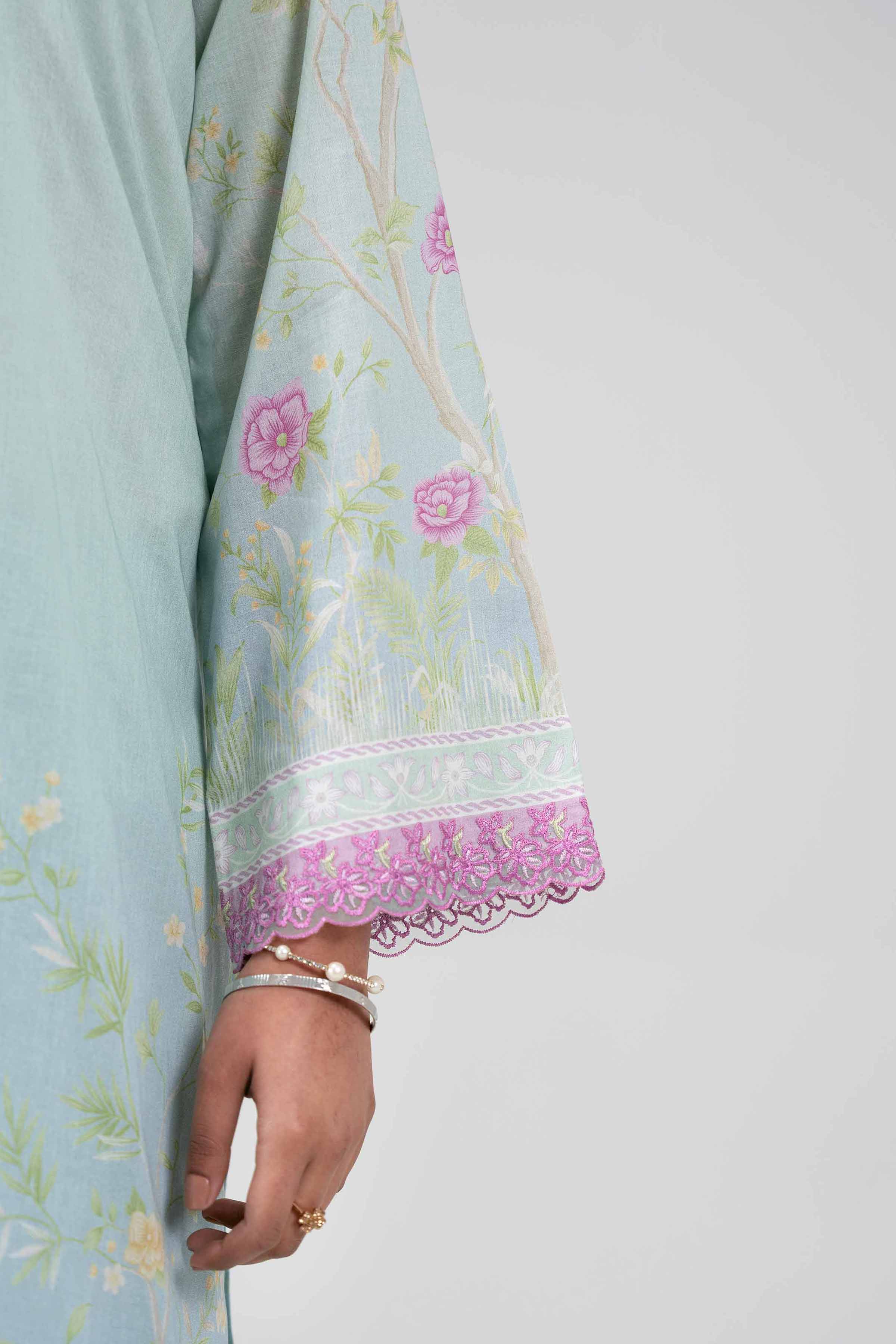 3 Piece - Digital Printed Embroidered Suit - 42601463 for Women - Unstitched Collection | Nishat | Shop Online