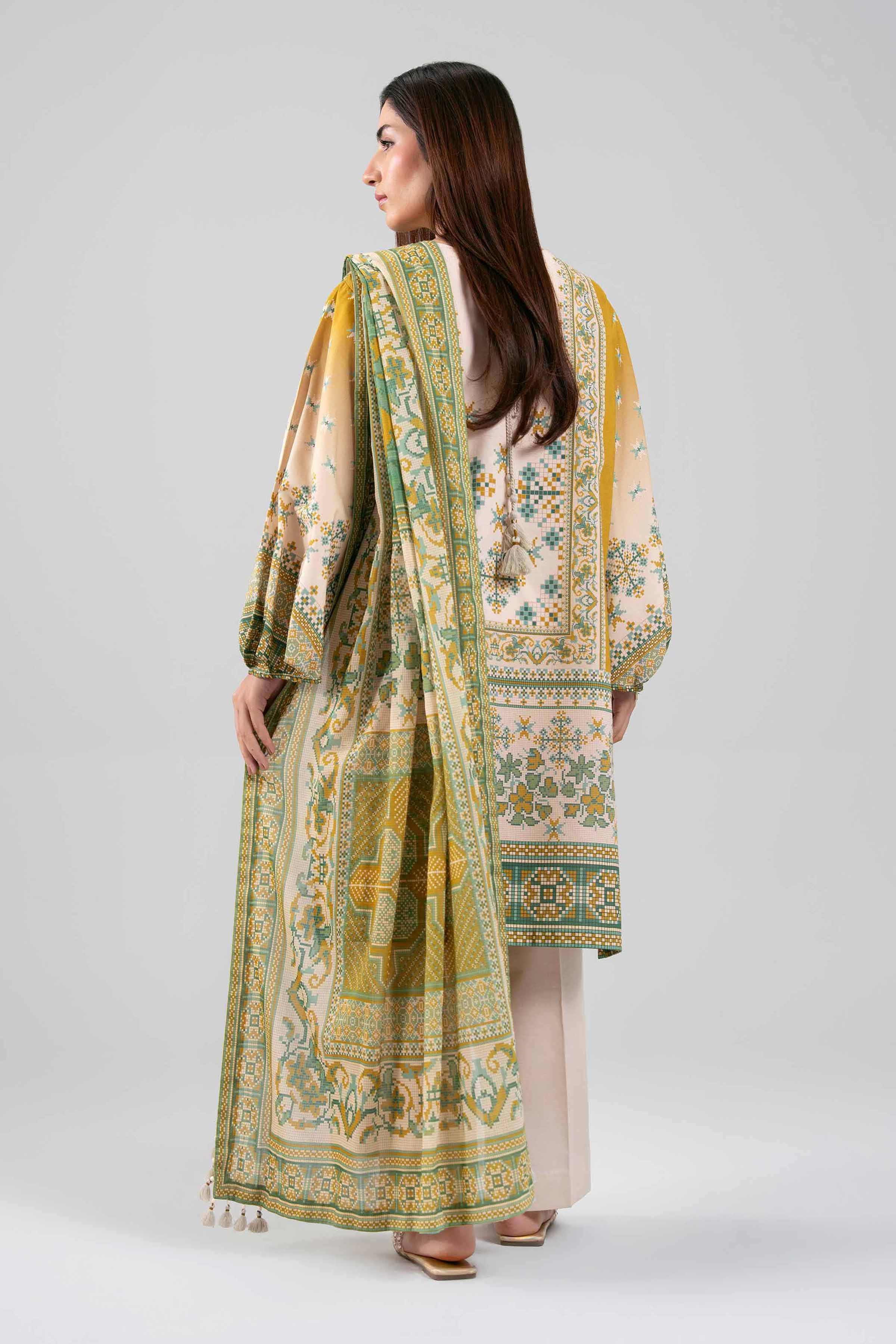 3 Piece - Digital Printed Suit - 42601465 for Women - Unstitched Collection | Nishat | Shop Online