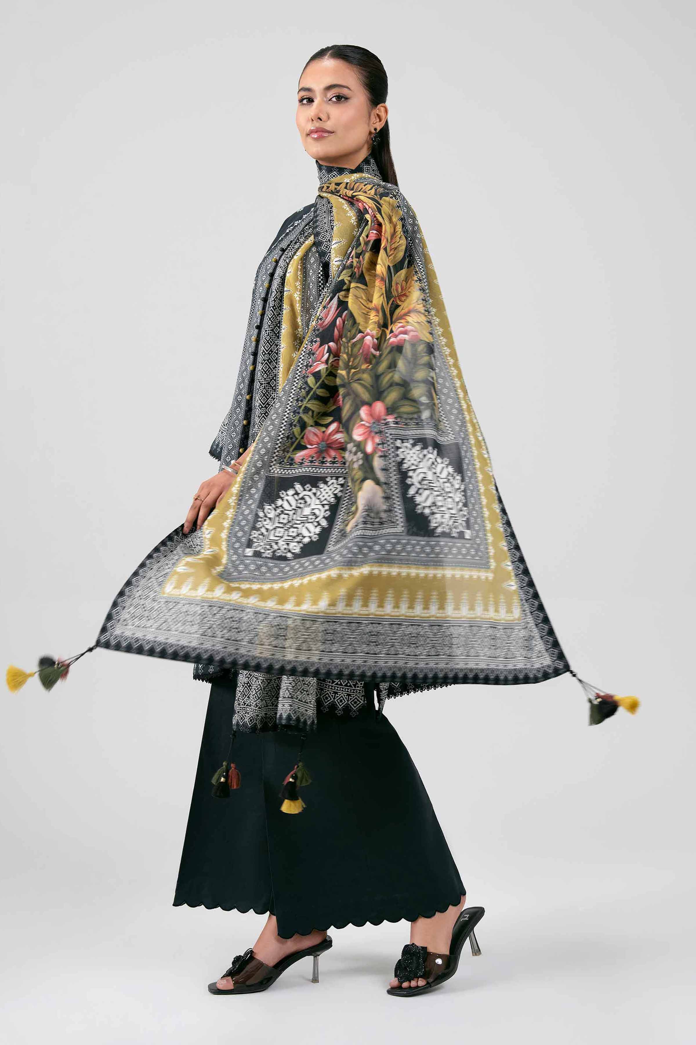 3 Piece - Digital Printed Suit - 42601466 for Women - Unstitched Collection | Nishat | Shop Online