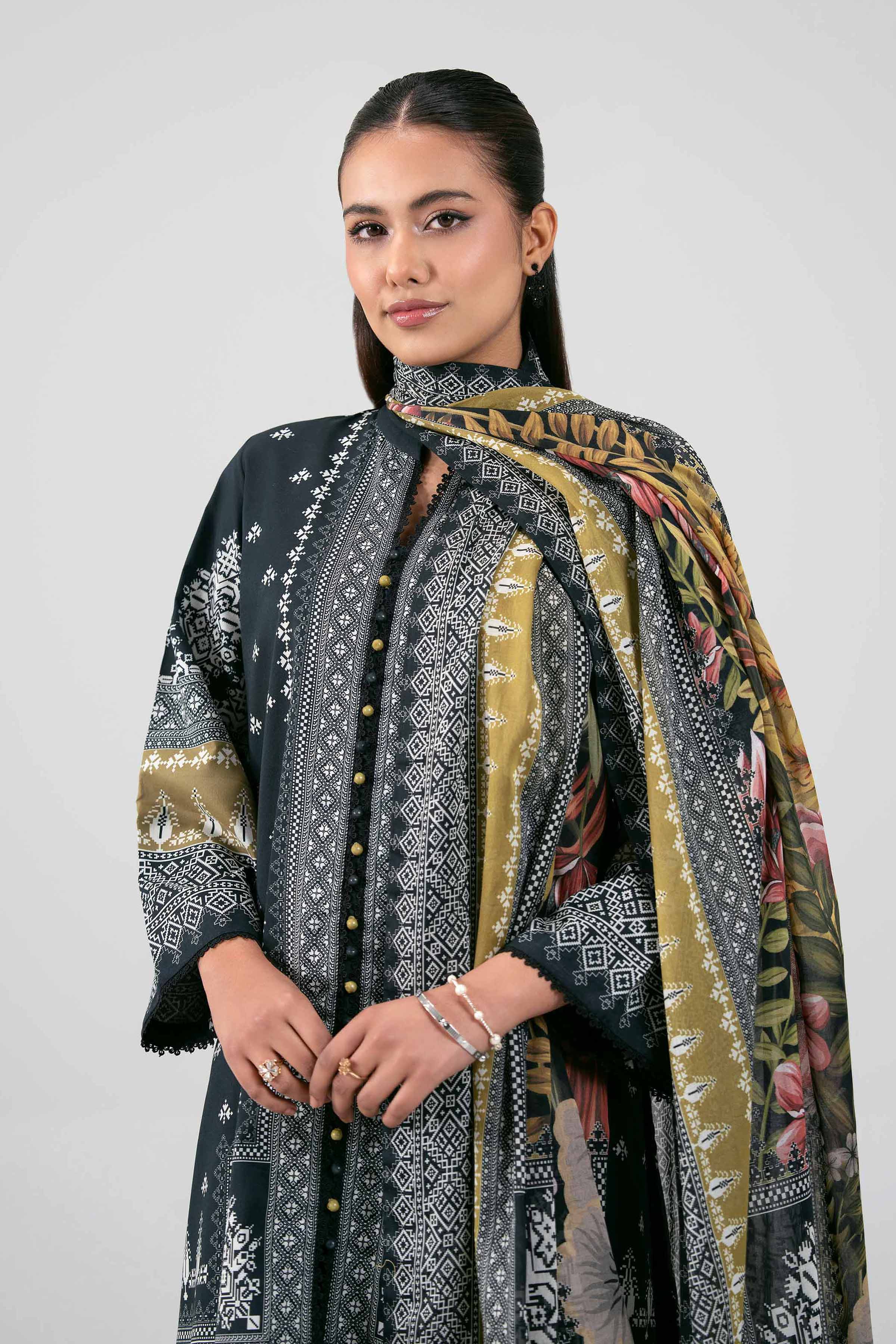 3 Piece - Digital Printed Suit - 42601466 for Women - Unstitched Collection | Nishat | Shop Online