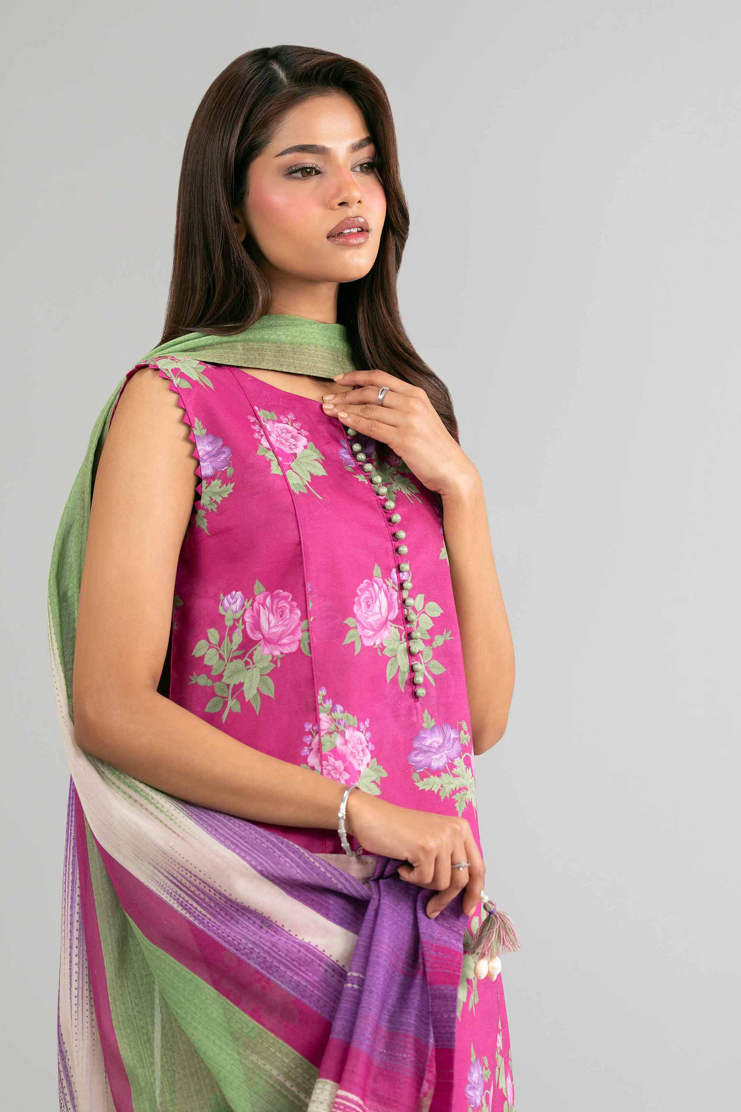 3 Piece - Digital Printed Embroidered Suit - 42601474 for Women - Unstitched Collection | Nishat | Shop Online