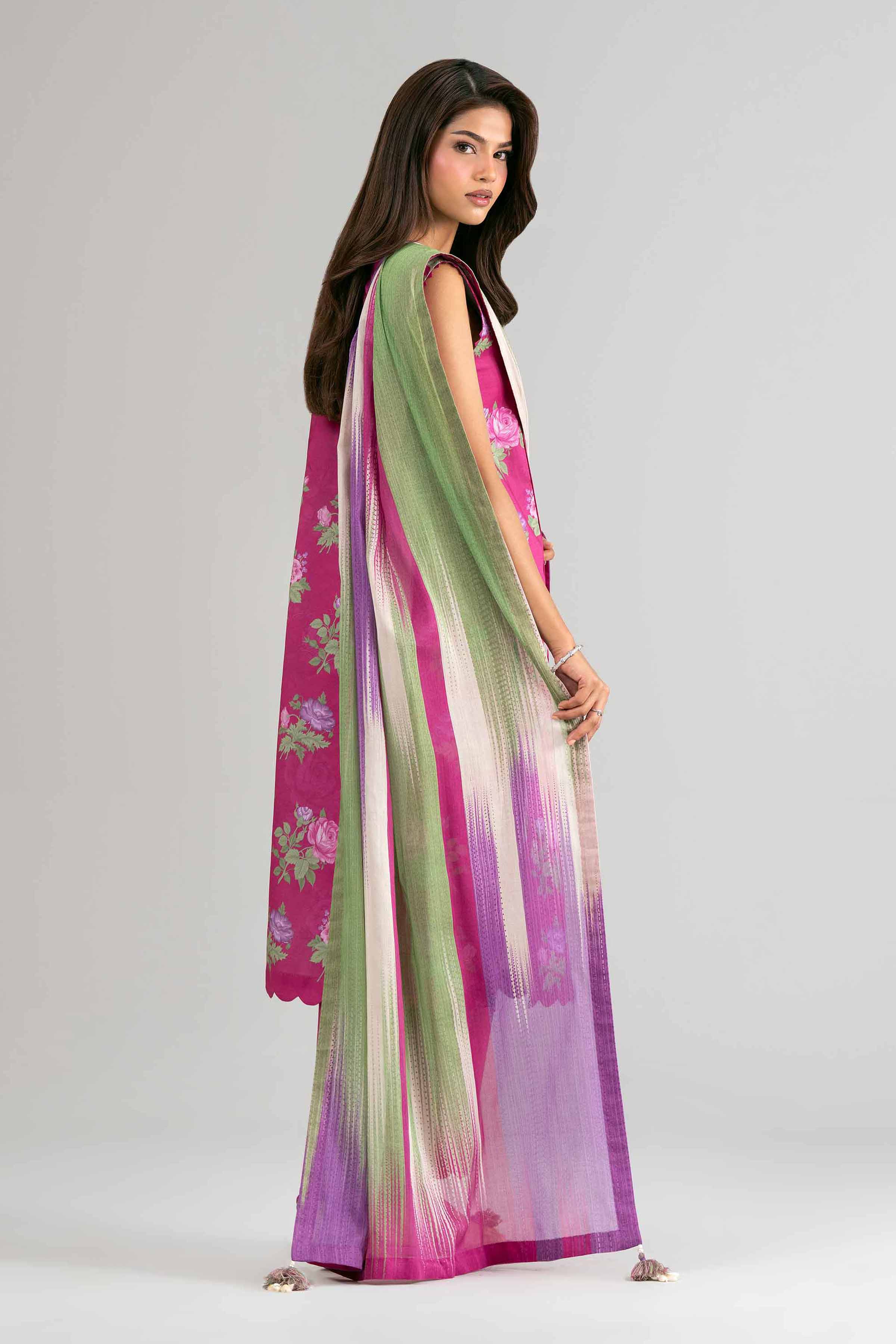 3 Piece - Digital Printed Embroidered Suit - 42601474 for Women - Unstitched Collection | Nishat | Shop Online